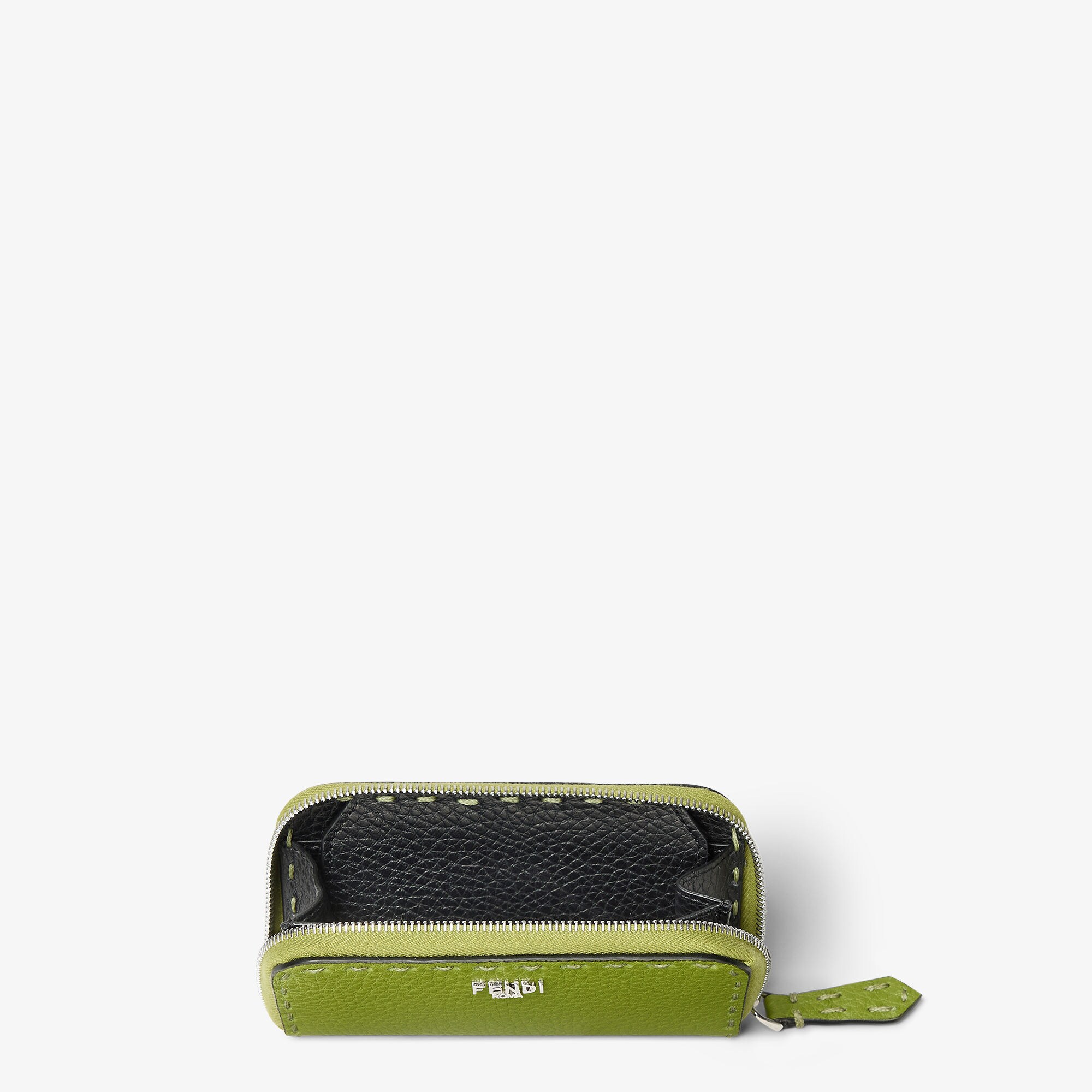 セレリア ミニ ジップアラウンド財布 ミニ カーフレザー グリーン | Fendi