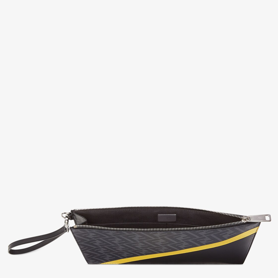 Fendi Medium Flat Pouch in Gray