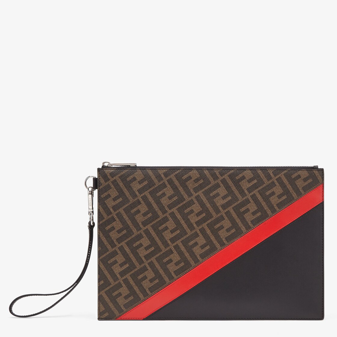 حقيبة باوتش مسطحة Fendi Diagonal