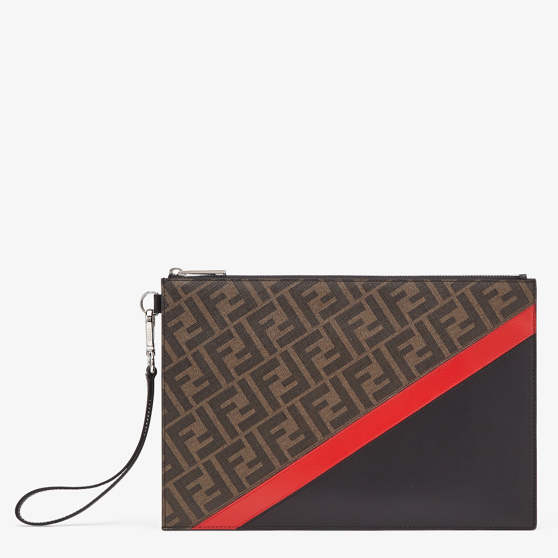 حقيبة باوتش مسطحة Fendi Diagonal