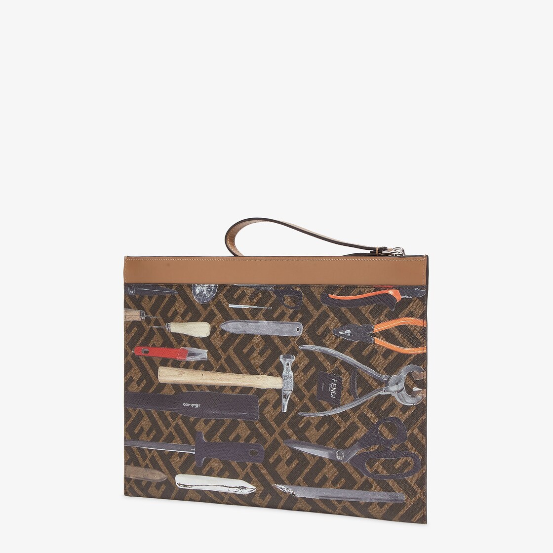 Fendi medium flat pouch sale