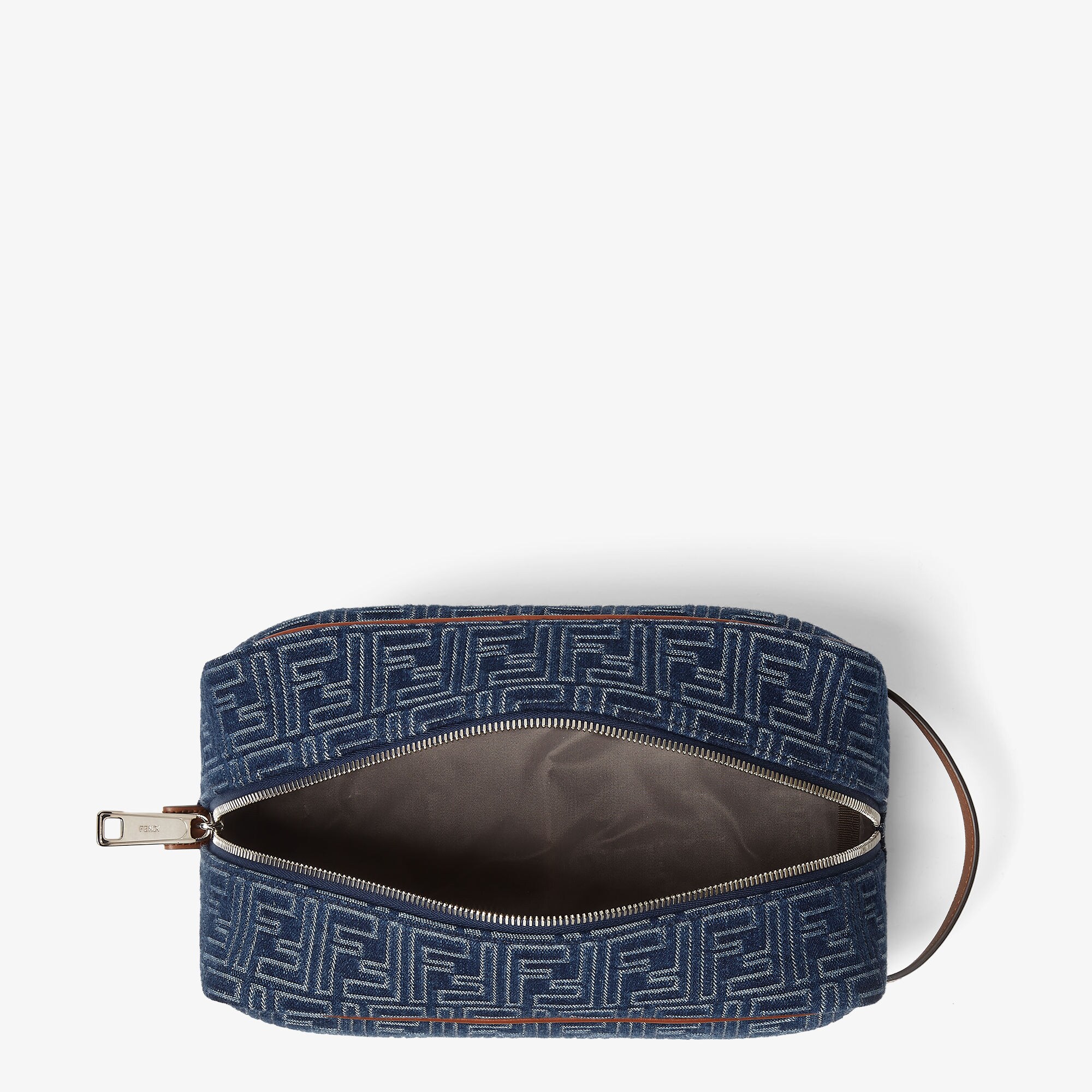 FF Toiletry Case Medium Fabric Blue | Fendi