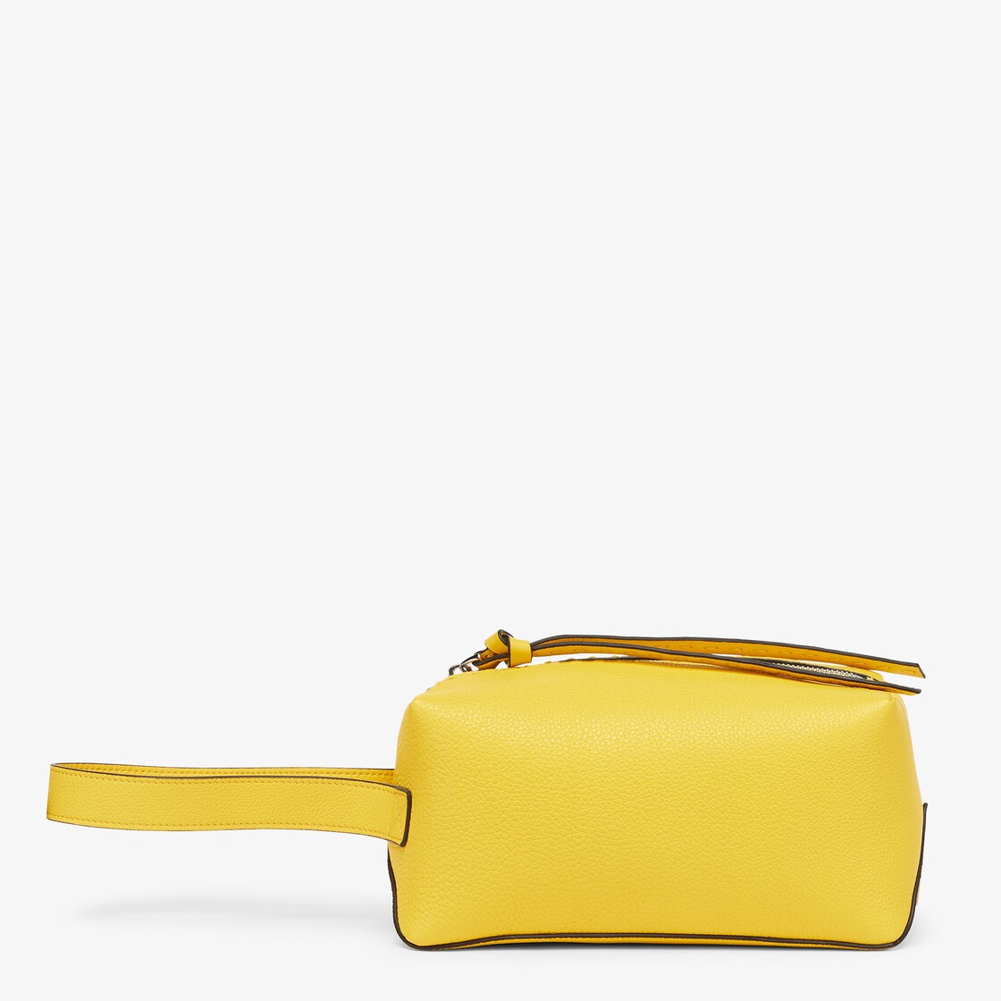 Fendi Roma Leather Toiletry Case Leather Yellow - Image 2/4