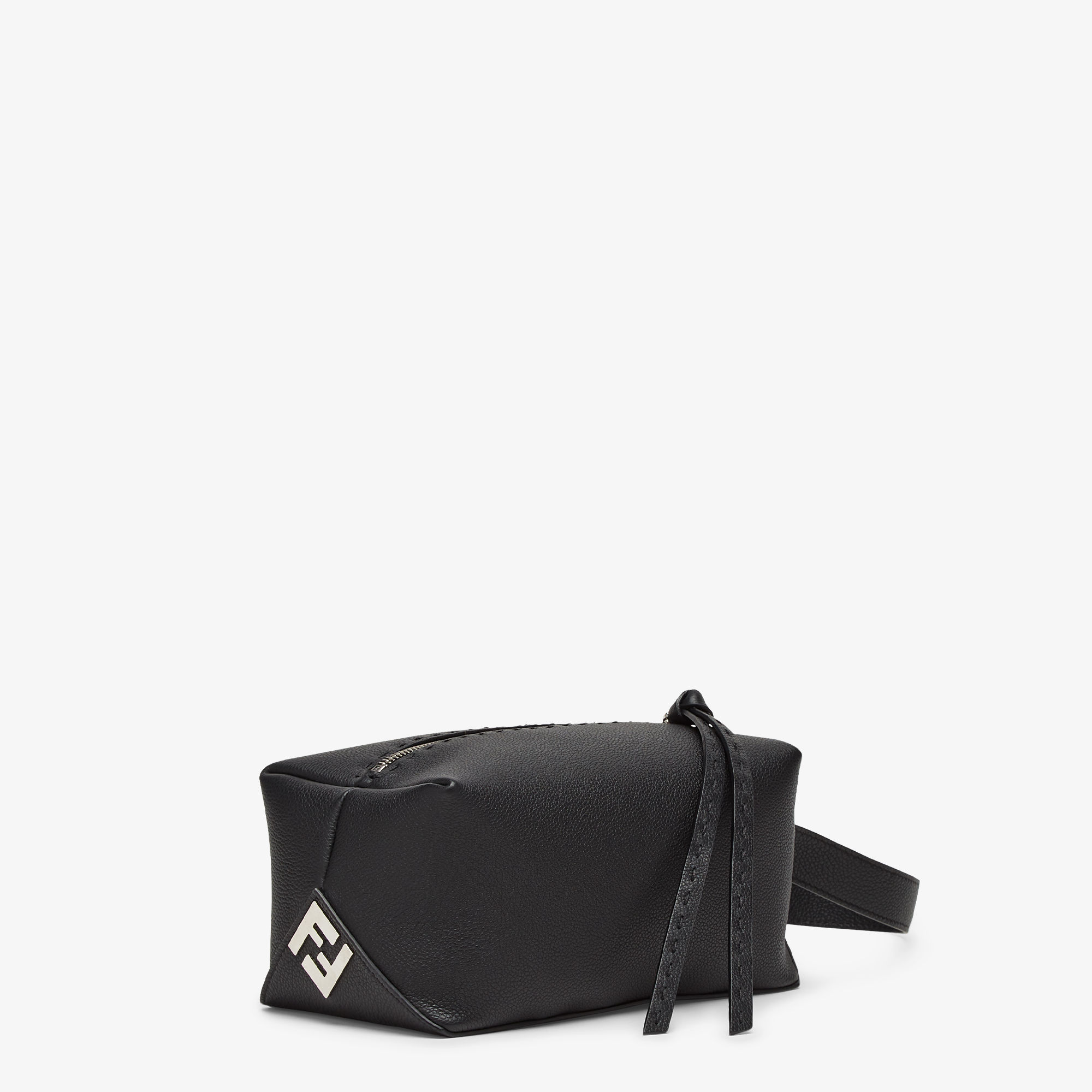 Fendi Roma レザー ポーチ レザー ブラック | Fendi Fendi Roma レザー ポーチ レザー ブラック | Fendi