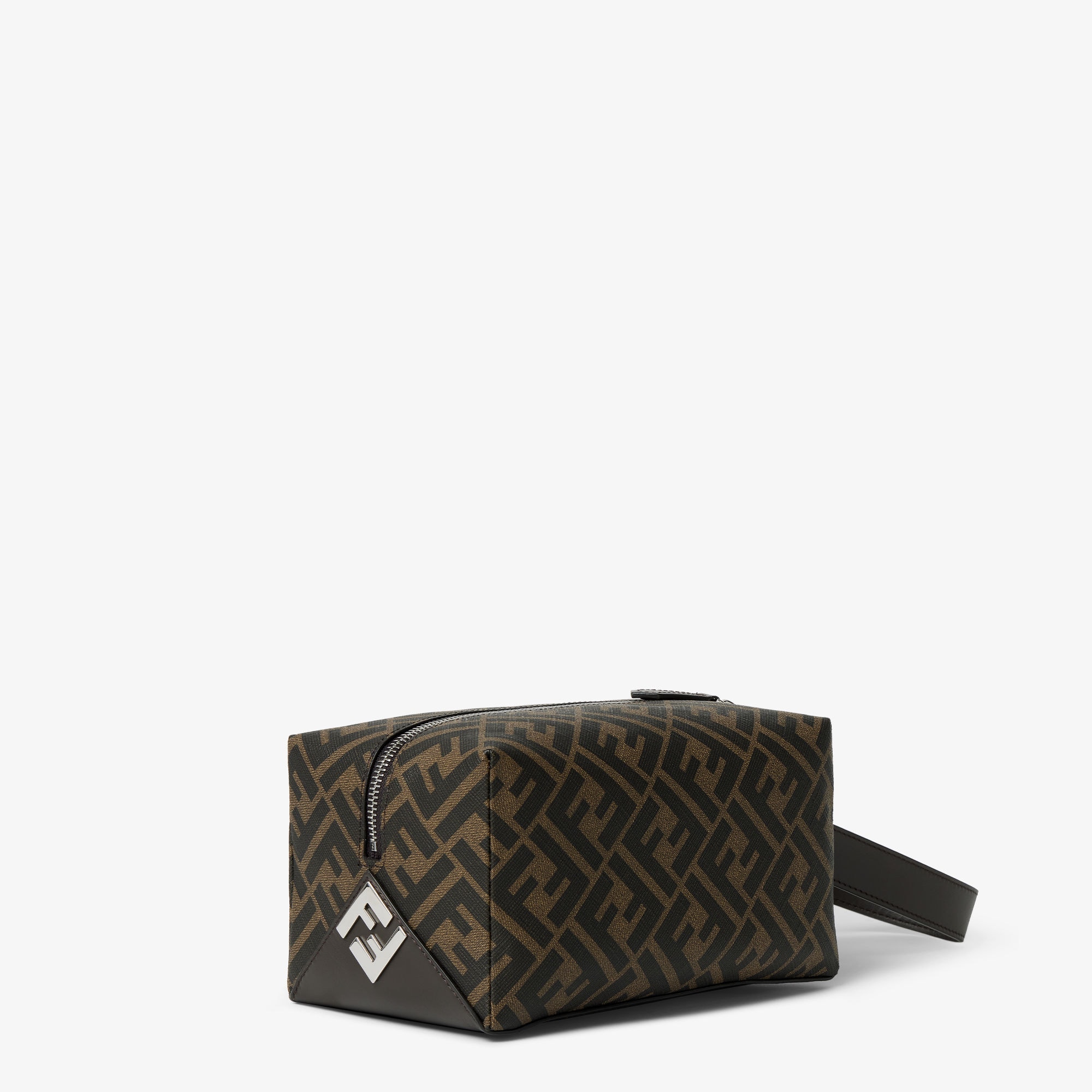 FFポーチ ファブリック ブラウン | Fendi FFポーチ ファブリック ブラウン | Fendi