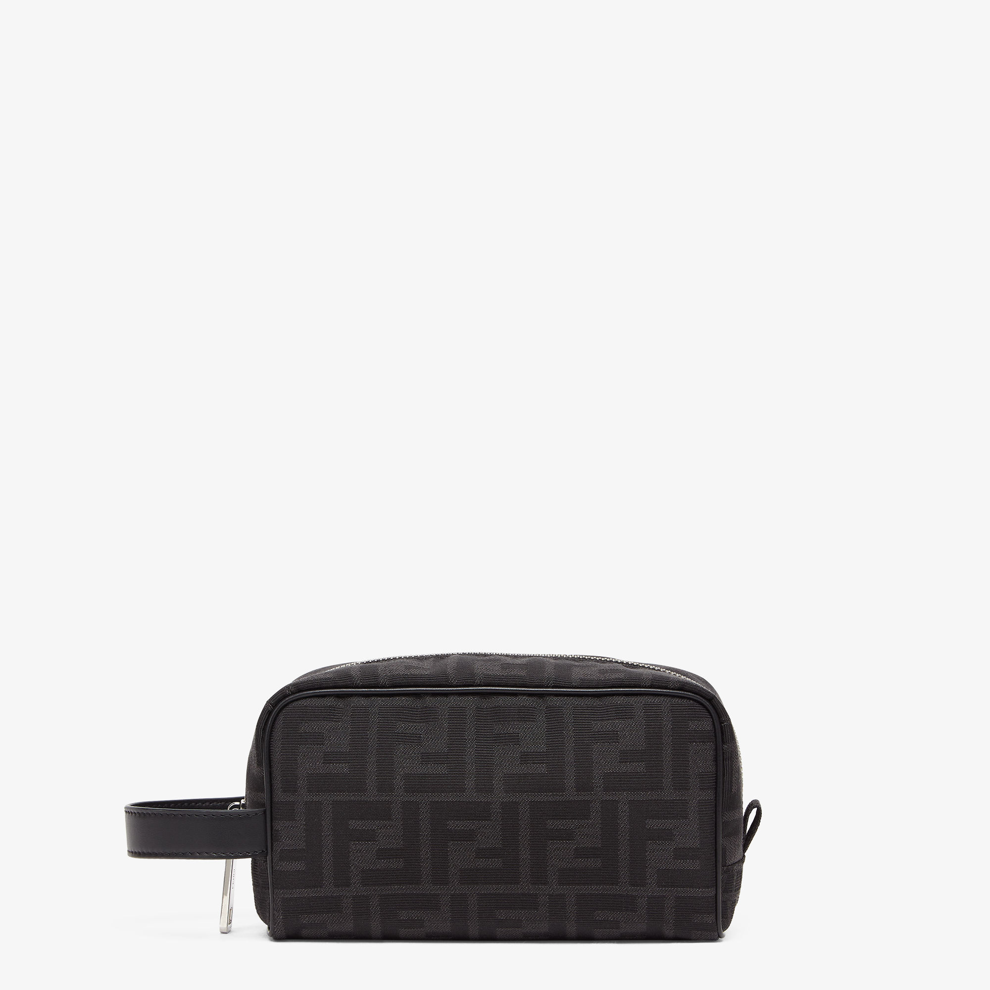 FENDI ブラック ケース Small FF Jacquard Toiletry Case - Black | FENDI International
