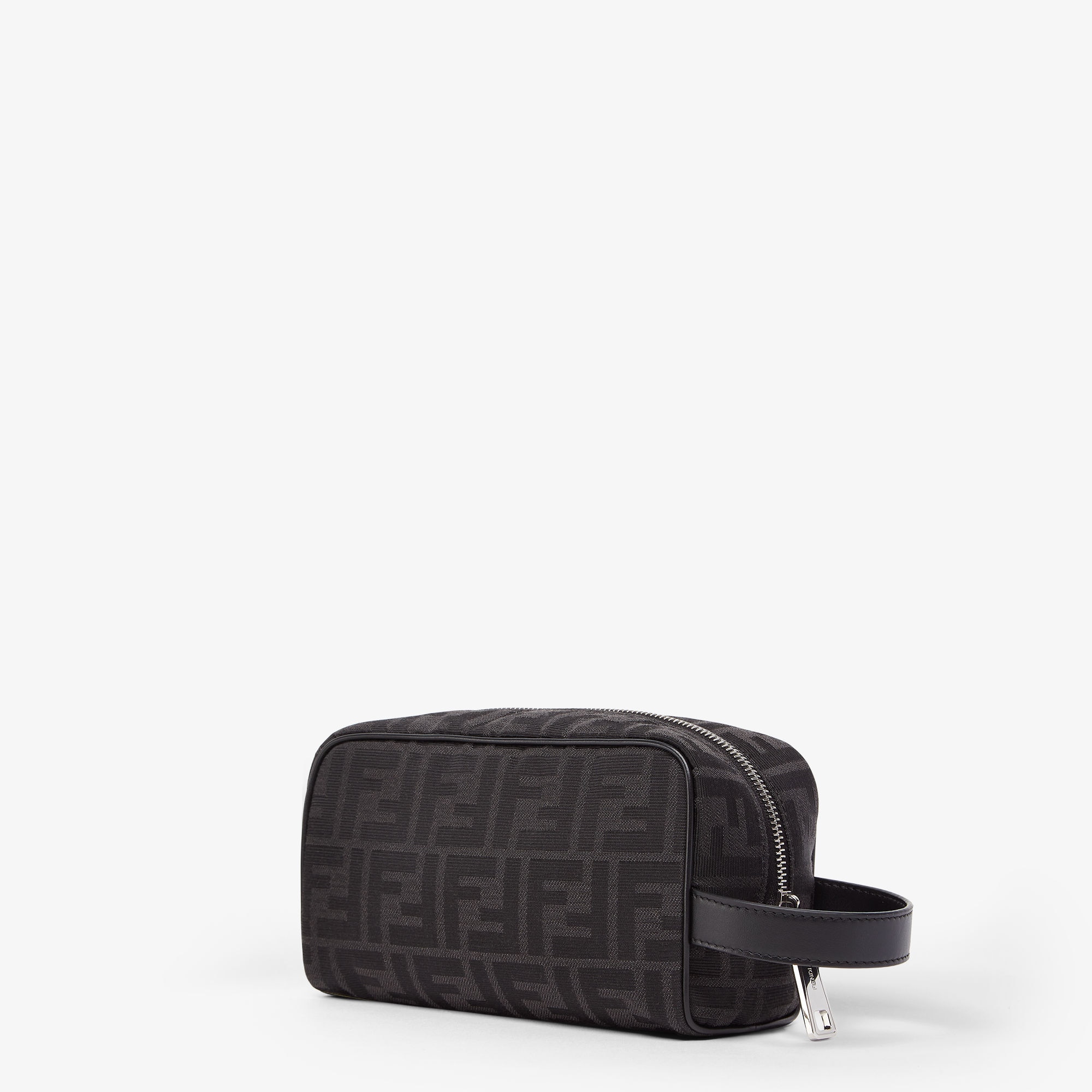 Small FF Jacquard Toiletry Case - Black | FENDI US
