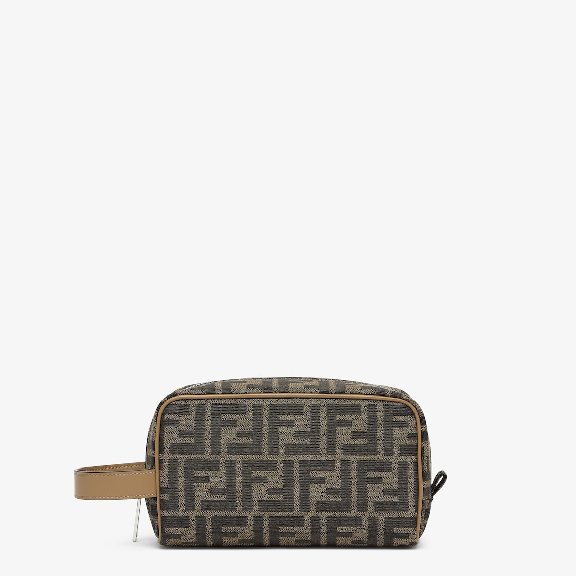 スモール FFジャカード ポーチ ファブリック ブラウン | Fendi スモール FFジャカード ポーチ ファブリック ブラウン | Fendi