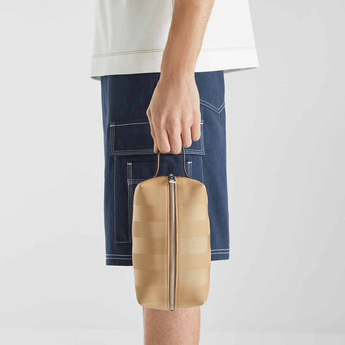 Fendi Lui Toiletry Bag Technical fabric Beige - Image 4/4