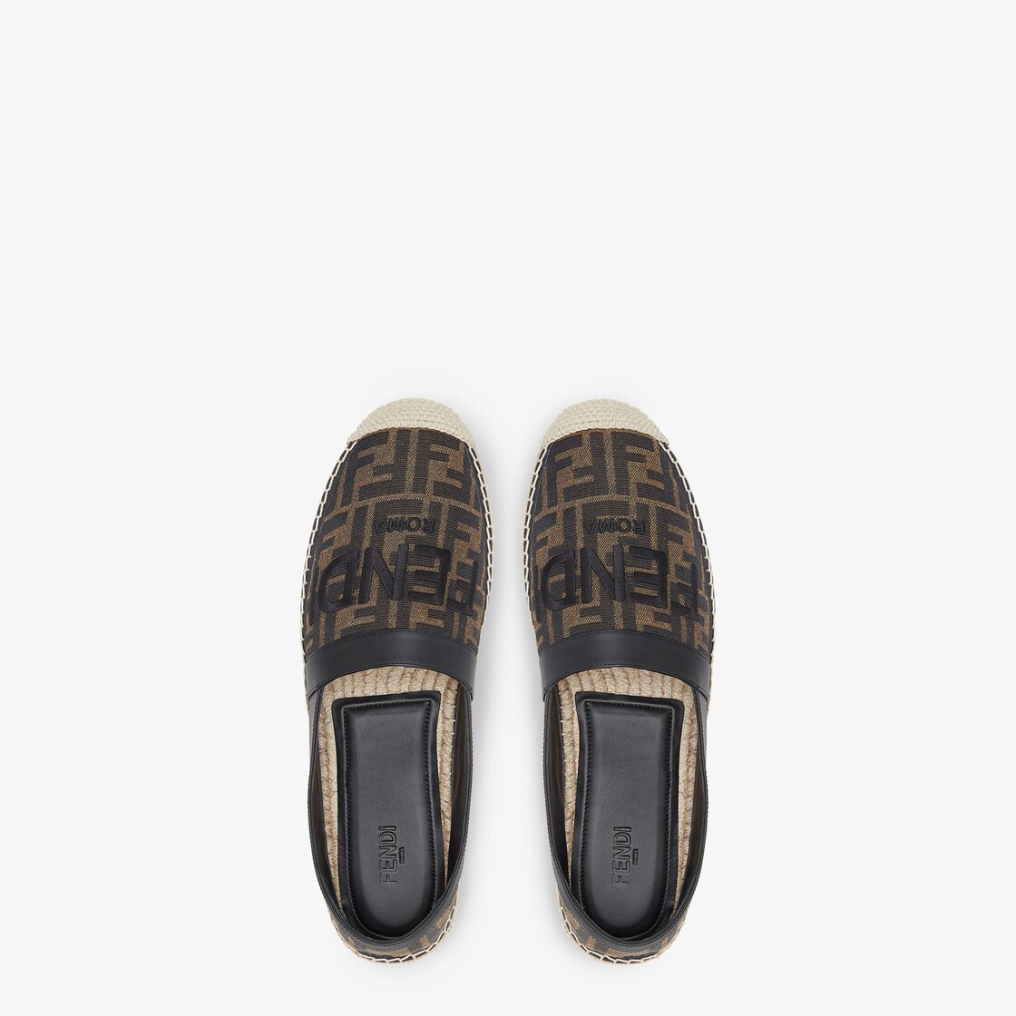 新品未使用】 FENDI フェンディ Embroidered fabric espadrilles ...