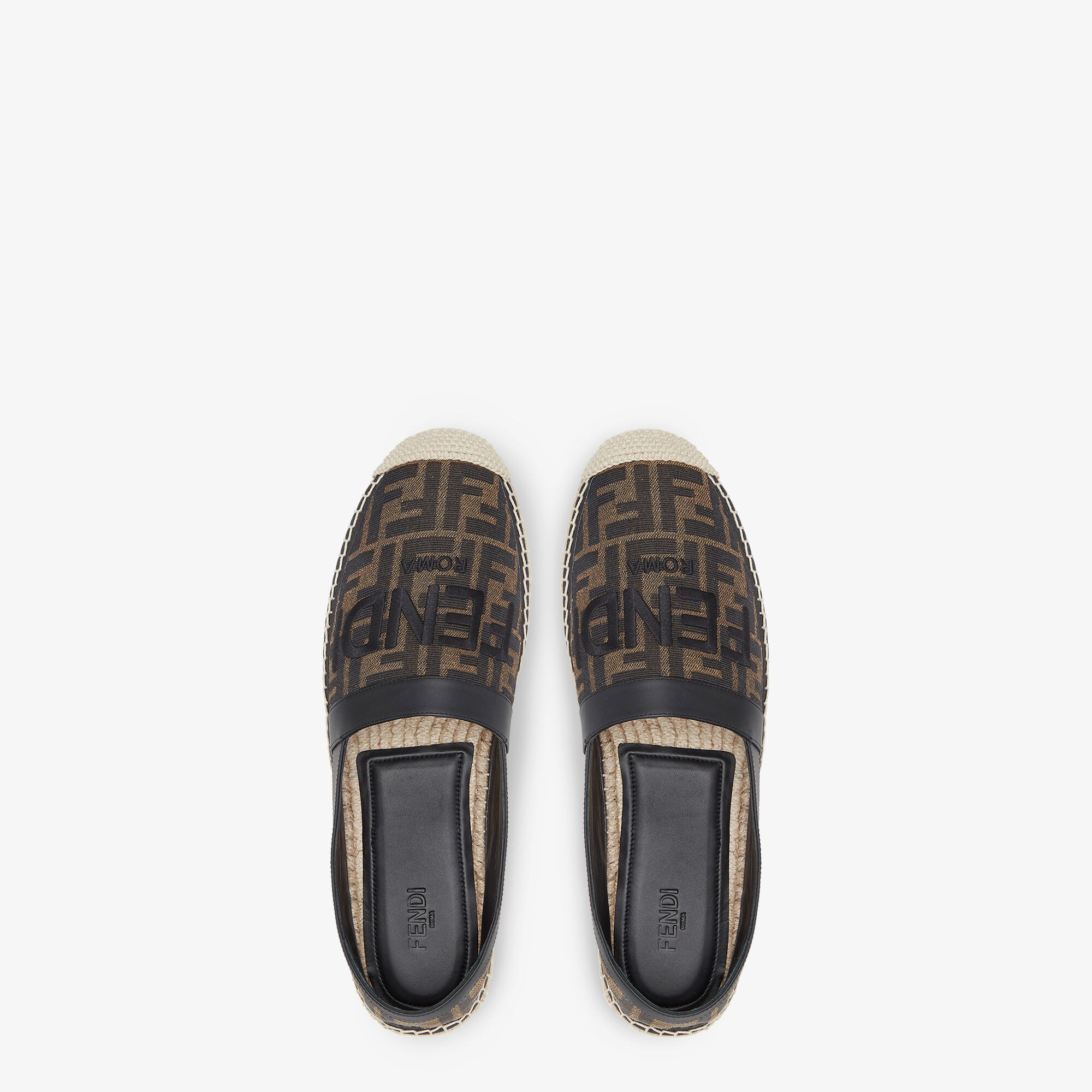 Fendi twist shops logo espadrilles