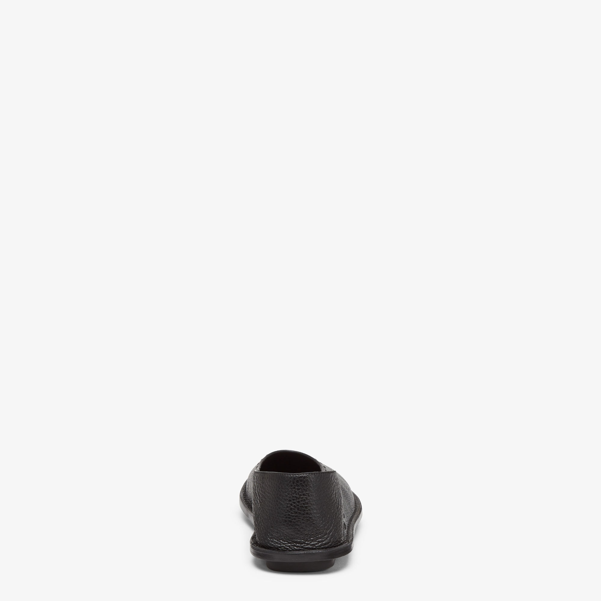フェンディフラット ルームシューズ レザー ブラック | Fendi
