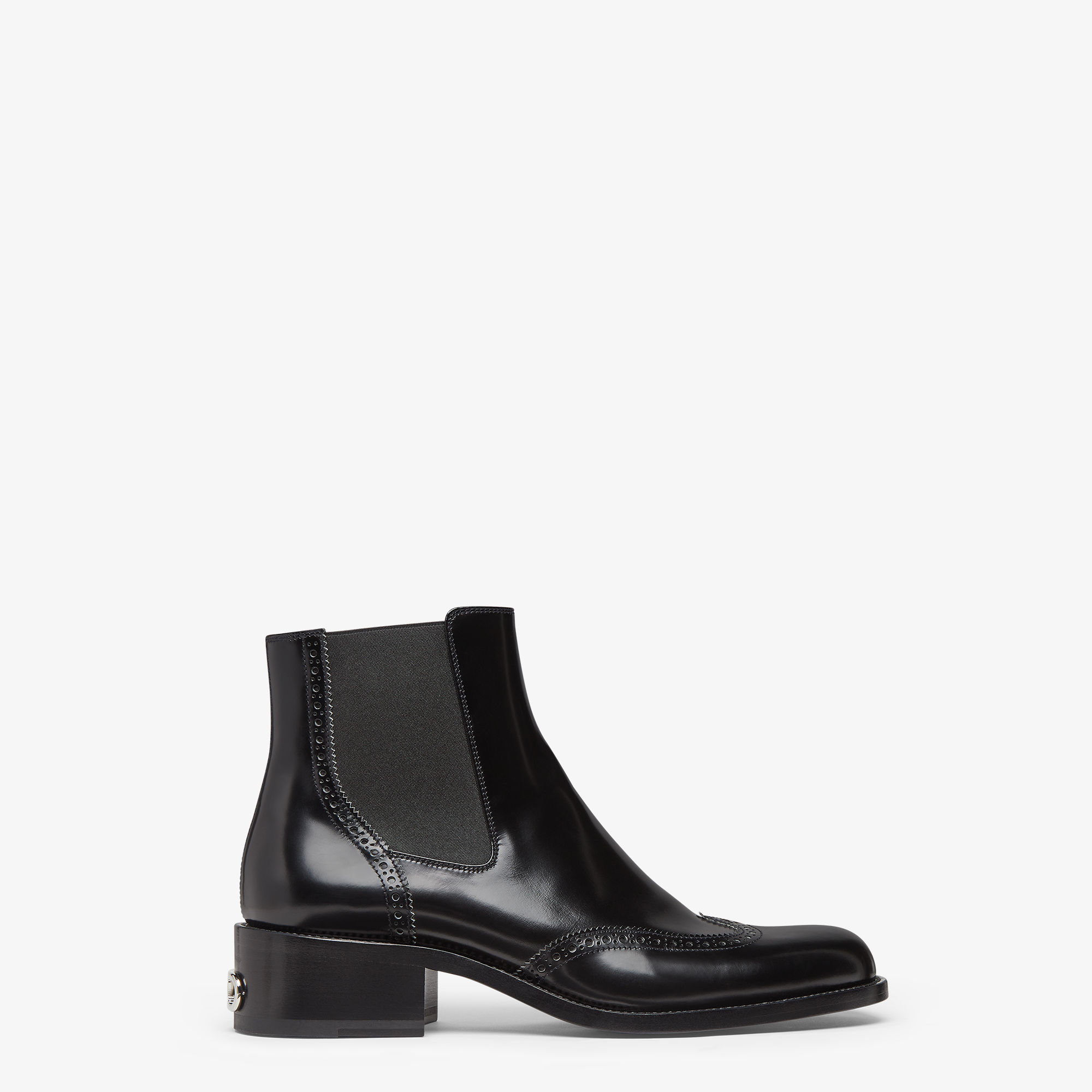 dune black patent ankle boots