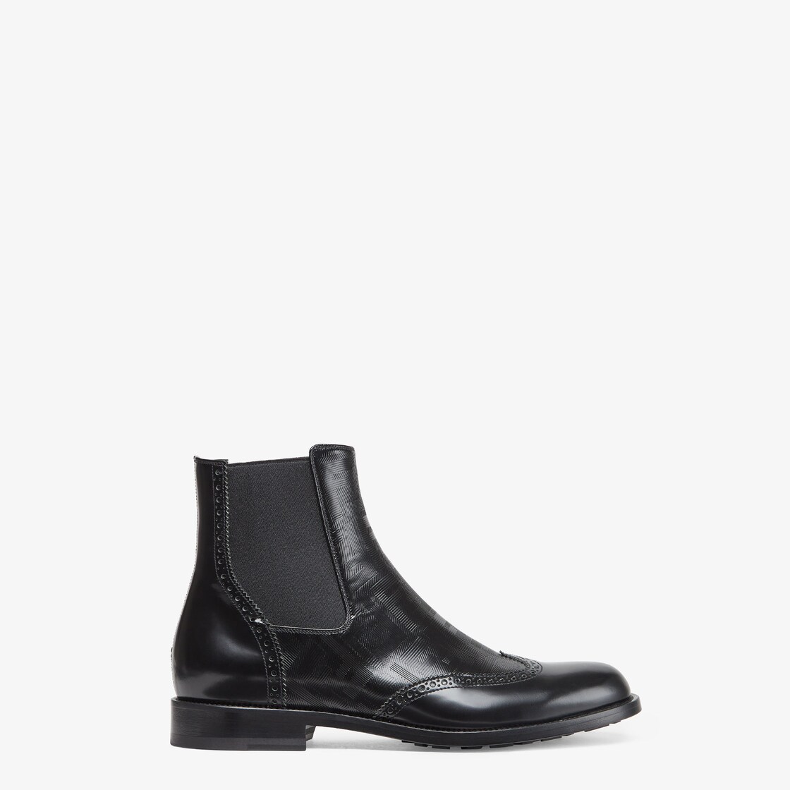 Chelsea Boots - Black leather Chelsea boots | Fendi