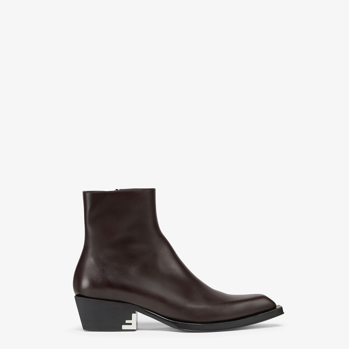 Fendi leather ankle on sale boots