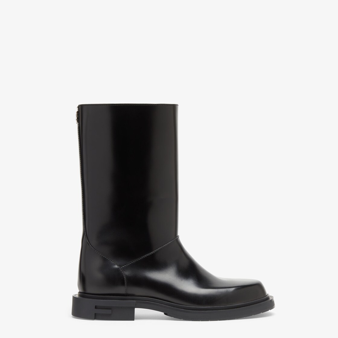 Fendi black sale leather boots