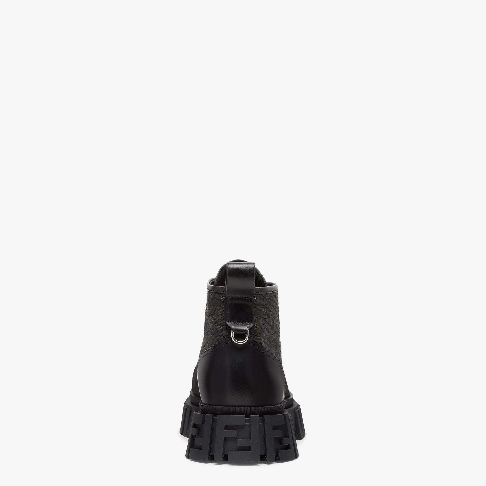 Fendi Force Biker Boots Black leather biker boots Fendi