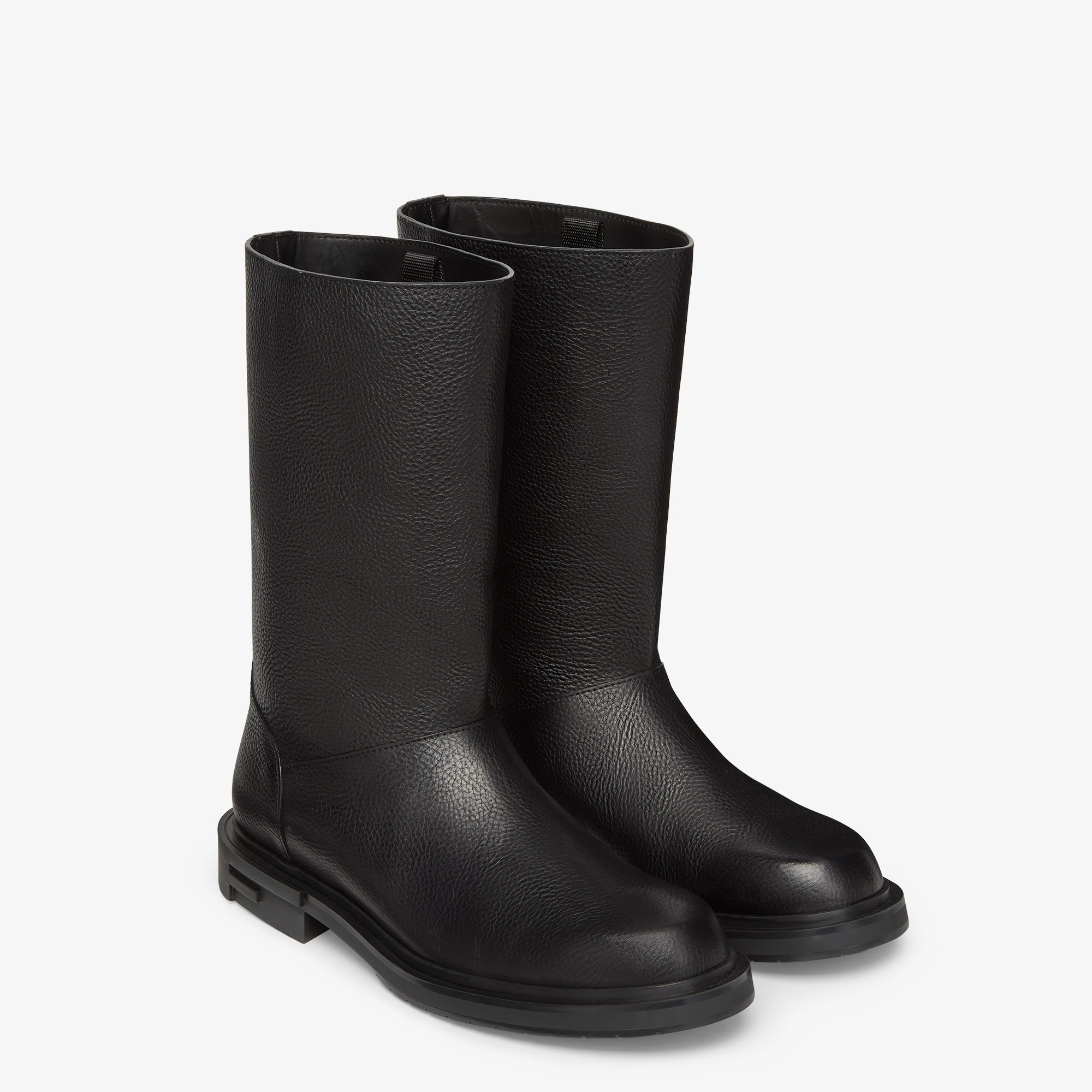 Fendi Frame Boots Leather Black | Fendi
