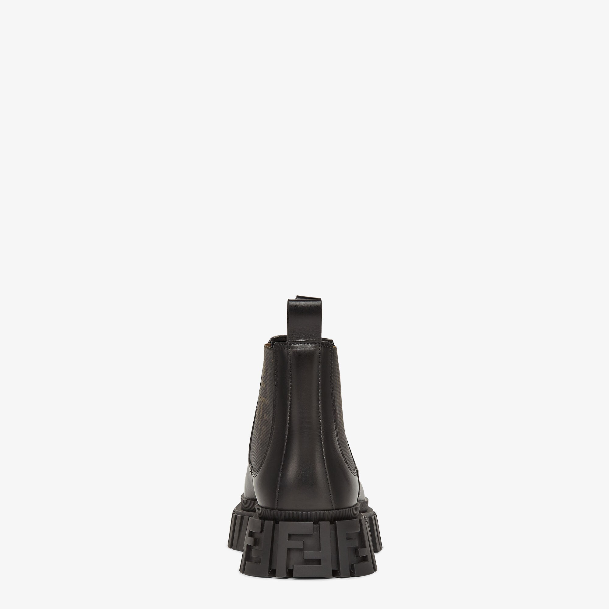 フェンディ フォース チェルシーブーツ レザー ブラック | Fendi