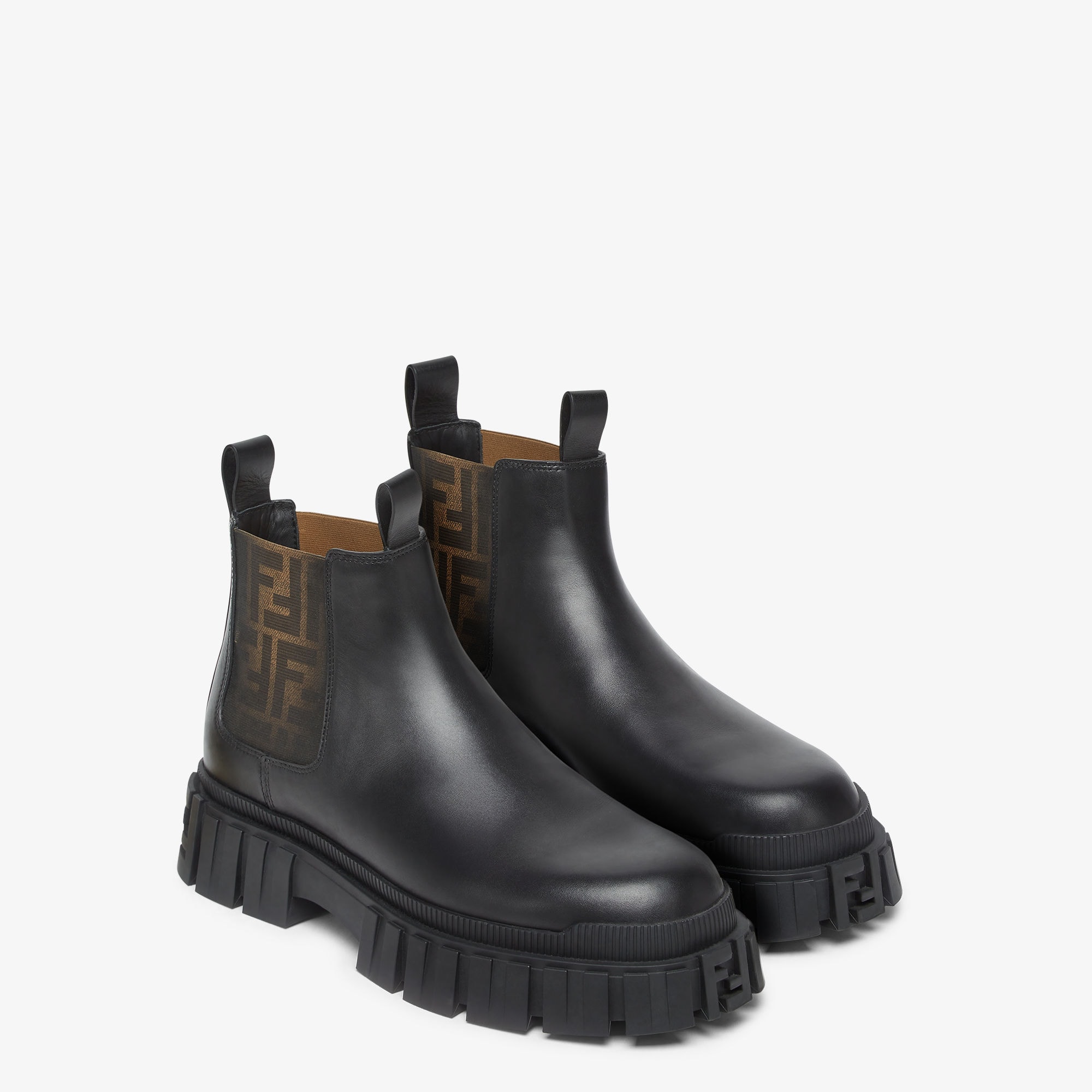 フェンディ フォース チェルシーブーツ レザー ブラック | Fendi フェンディ フォース チェルシーブーツ レザー ブラック | Fendi