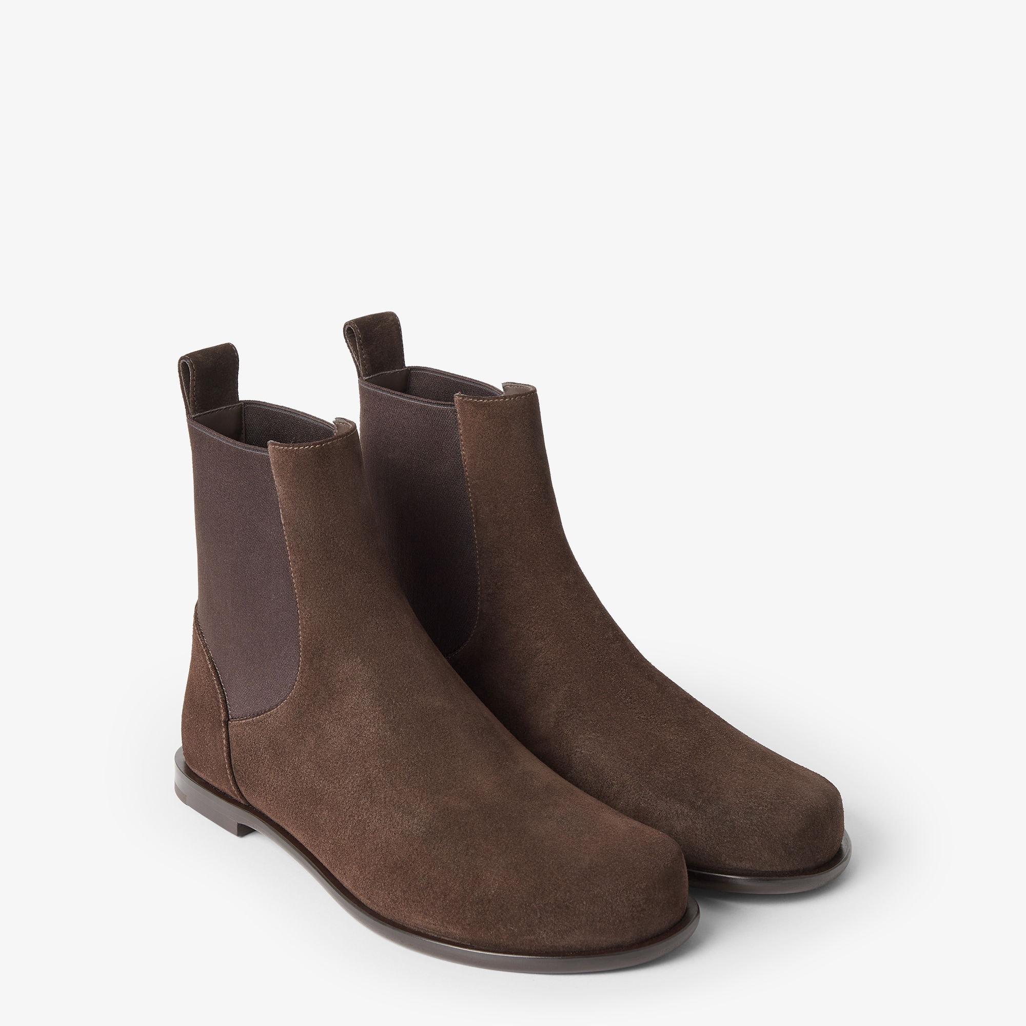 FF Squared Chelsea Boots Leather Brown | Fendi