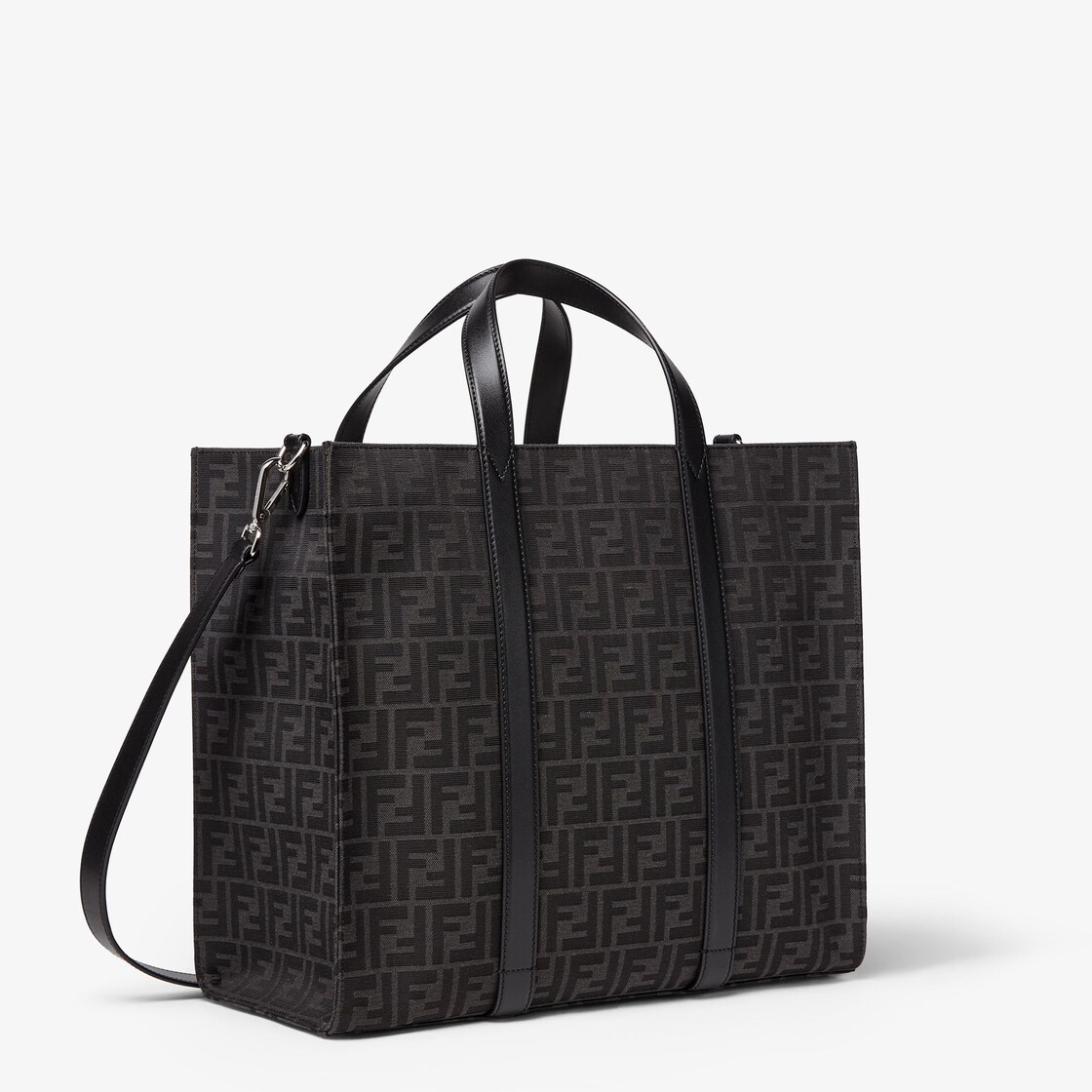 Shopper aus FF-Jacquard