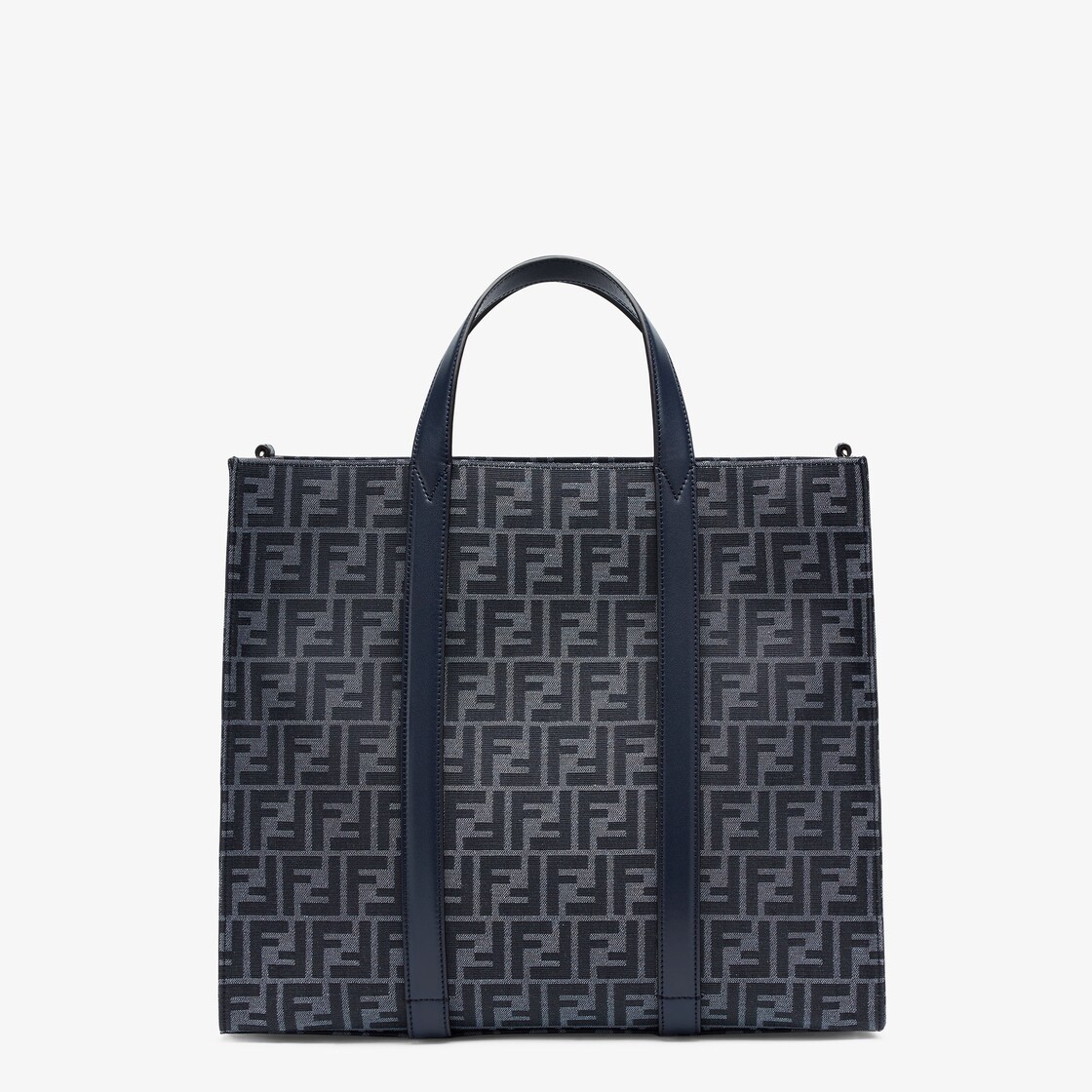 FF Jacquard Shopper Fabric Blue Fendi