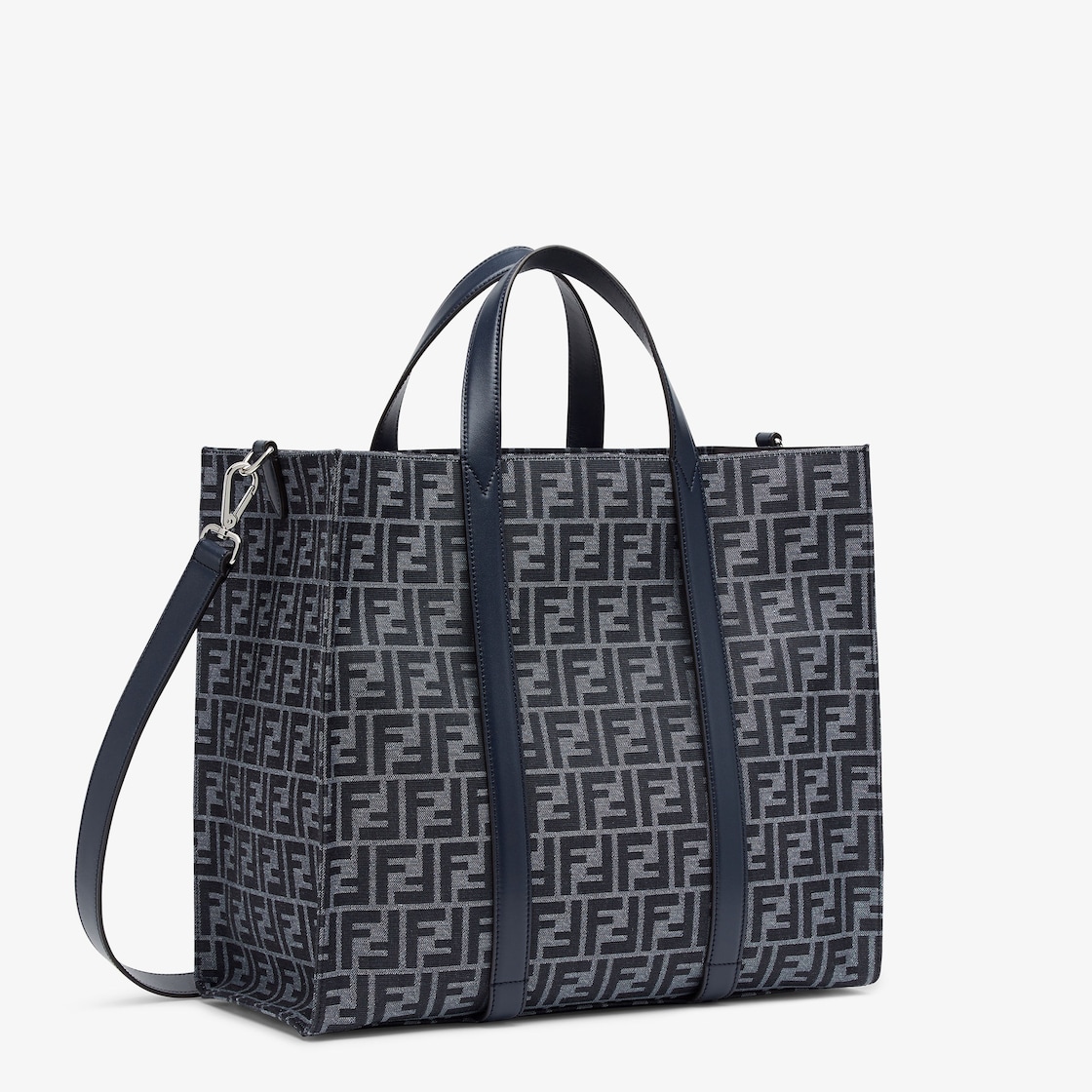 FF Jacquard Shopper Fabric Blue | Fendi