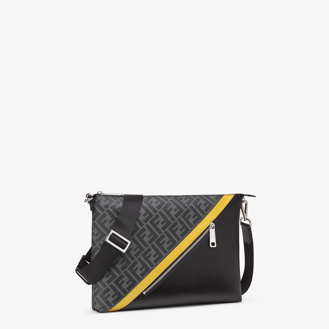 Messenger - Gray fabric bag | Fendi