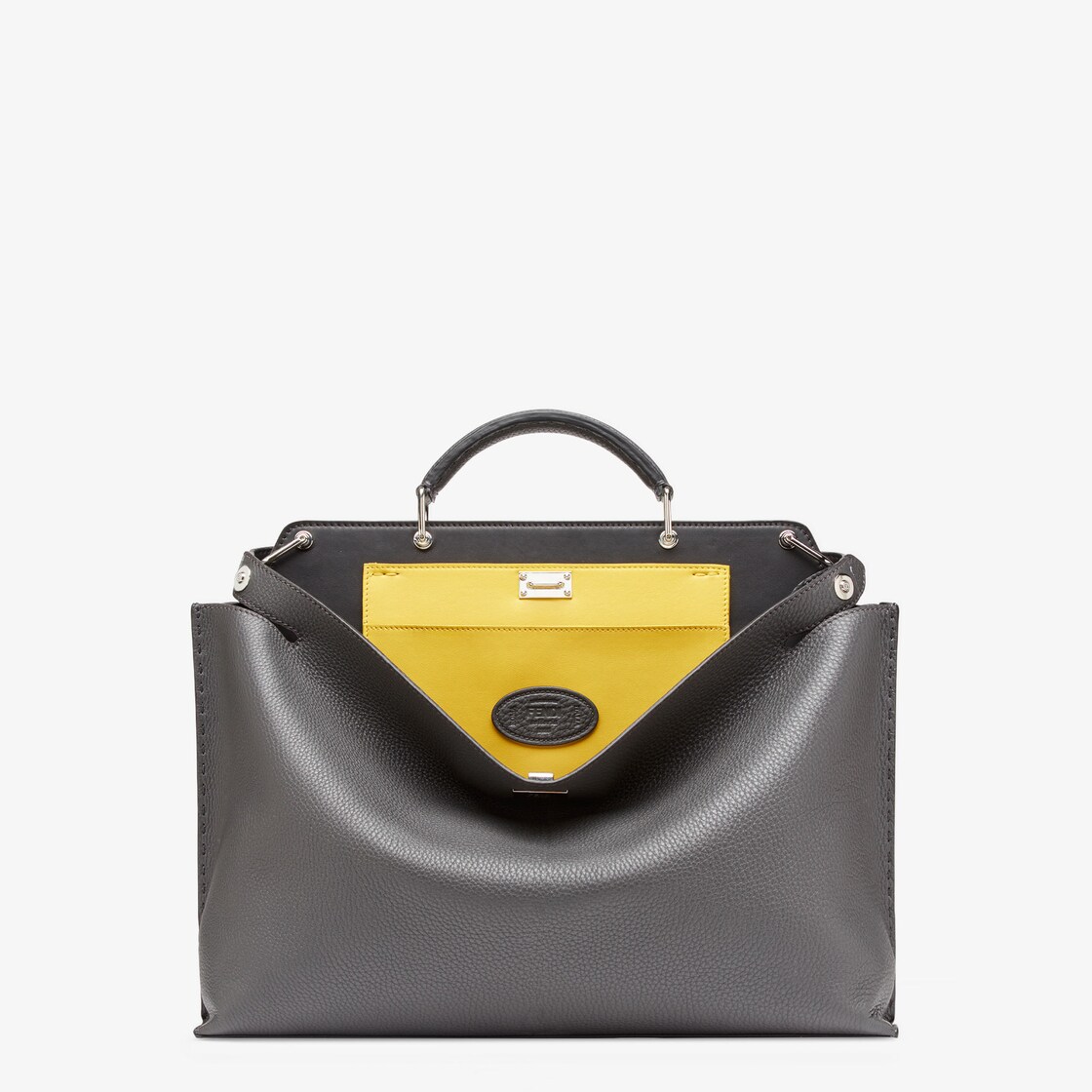 Peekaboo Iconic Essential Leather Grey - Image 1/5