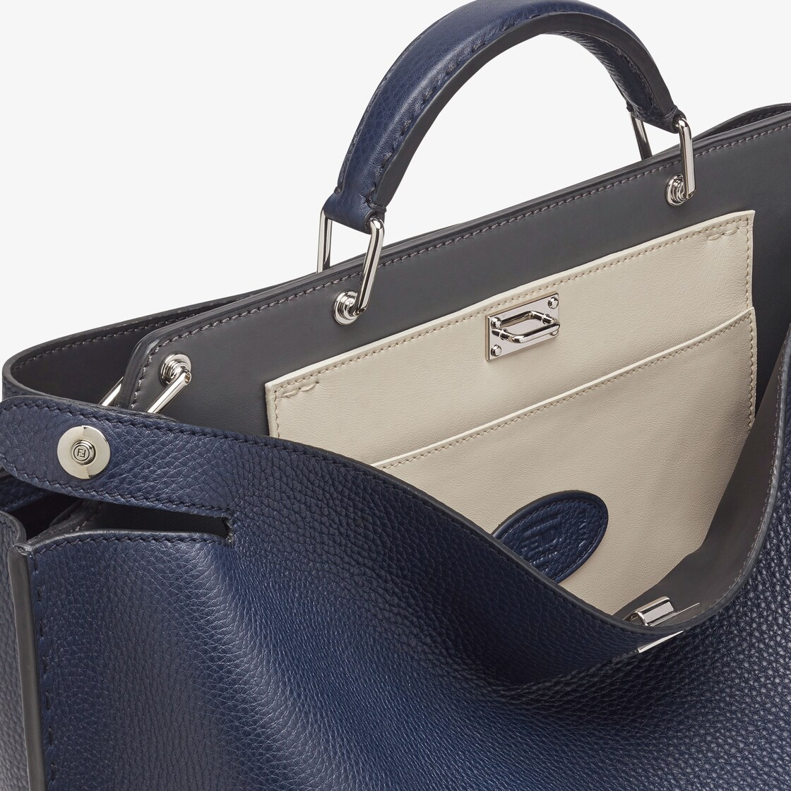 Peekaboo Iconic Essential Leather Blue - Image 5/5