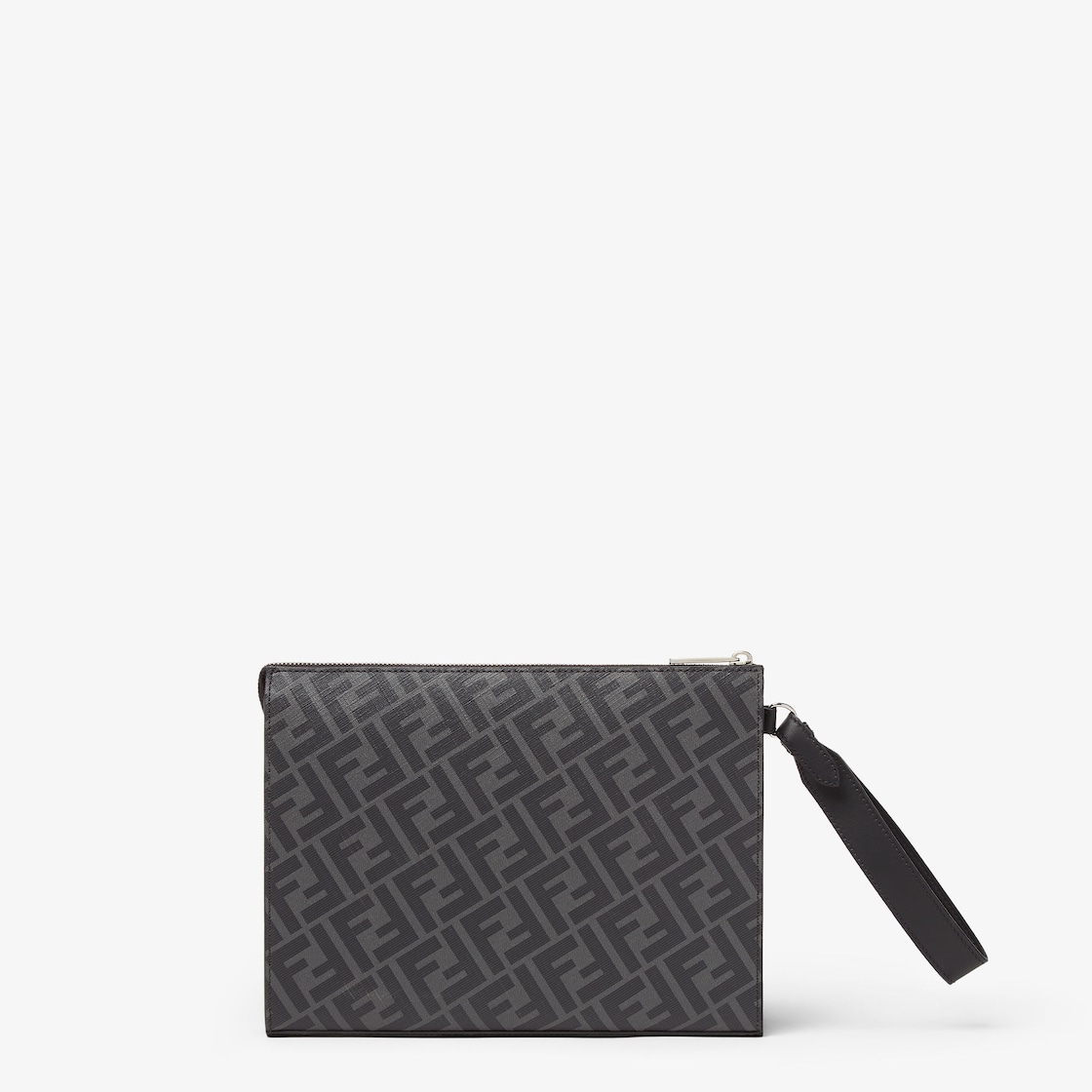 Fendi Diagonal Clutch Fabric Gray | Fendi Fendi Diagonal Clutch Fabric Gray | Fendi