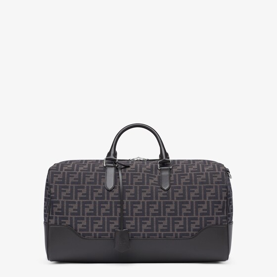 Fendi Large Duffle Bag In Gray