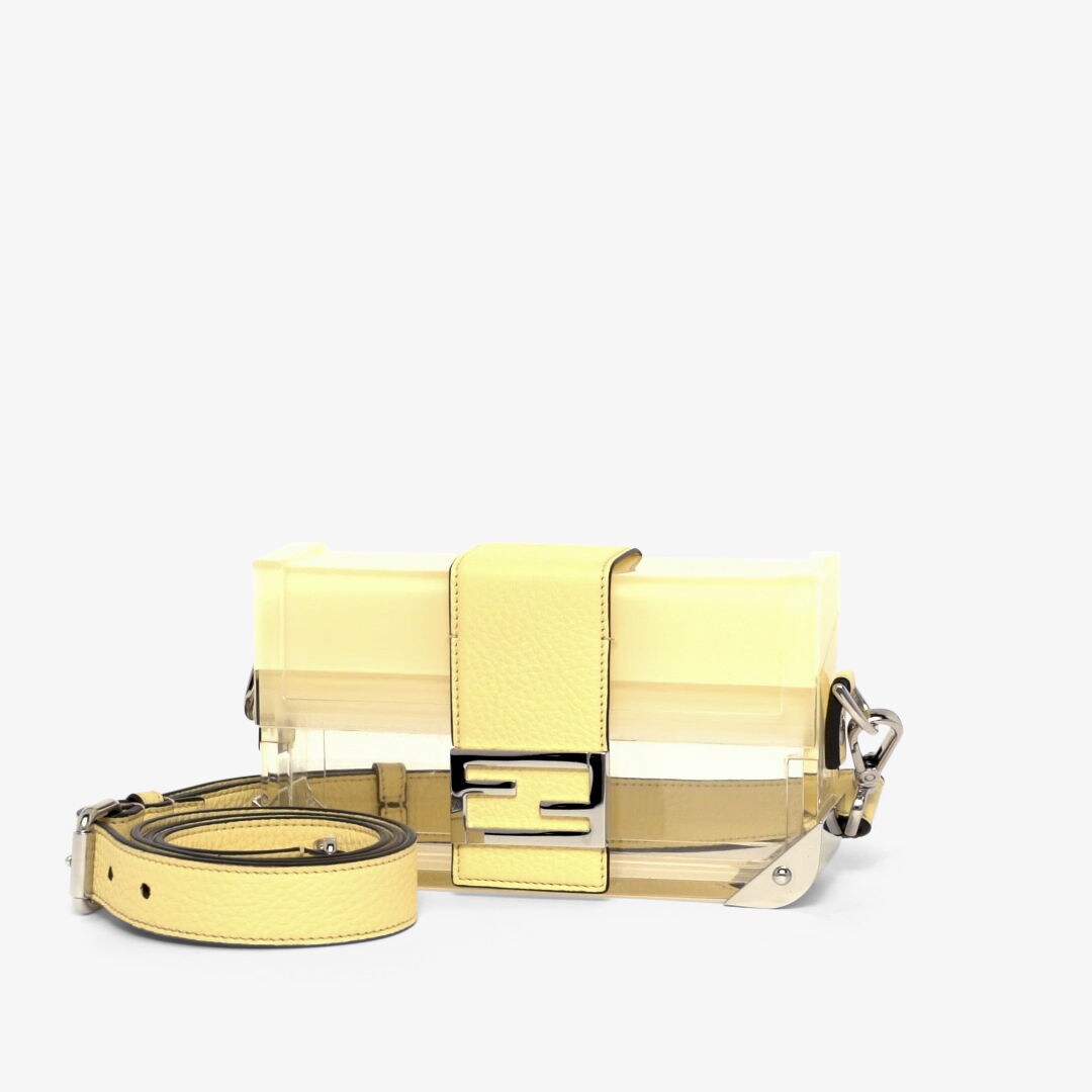 Túi xách Fendi Yellow Baguette Trunk Mini