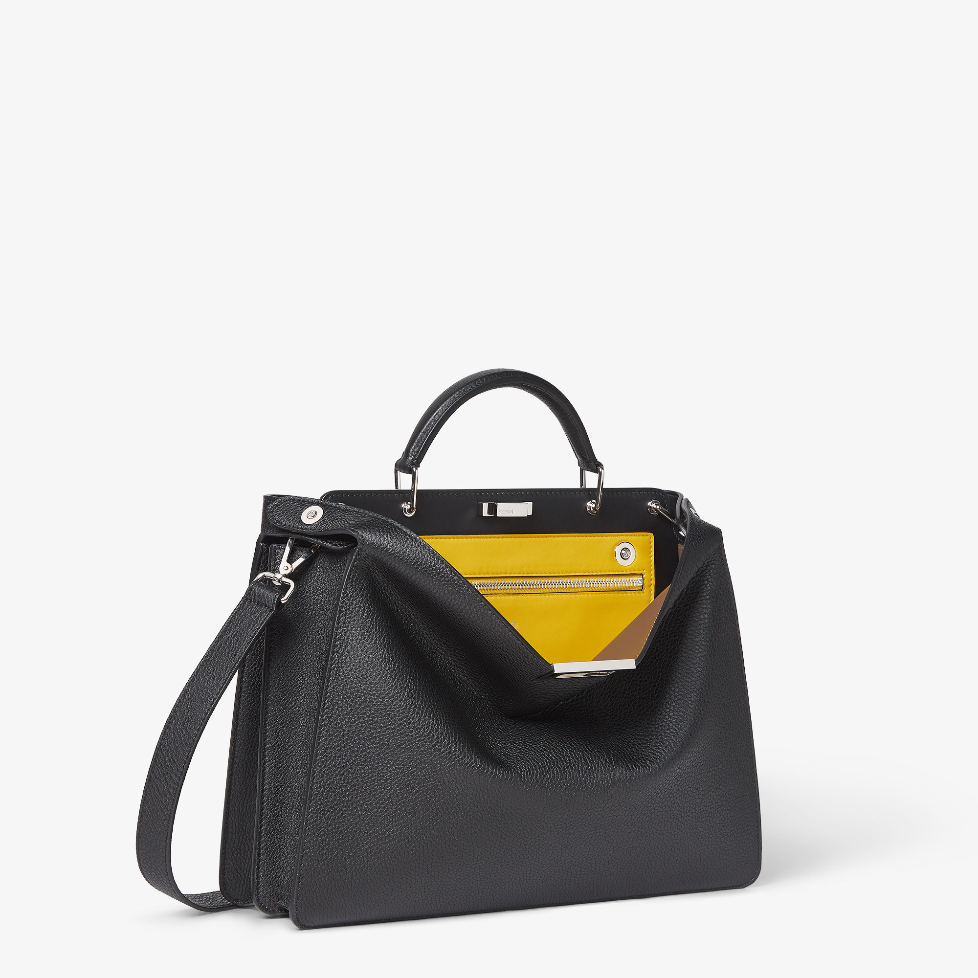 ピーカブー ISeeU ミディアム レザー ブラック | Fendi ピーカブー ISeeU ミディアム レザー ブラック | Fendi