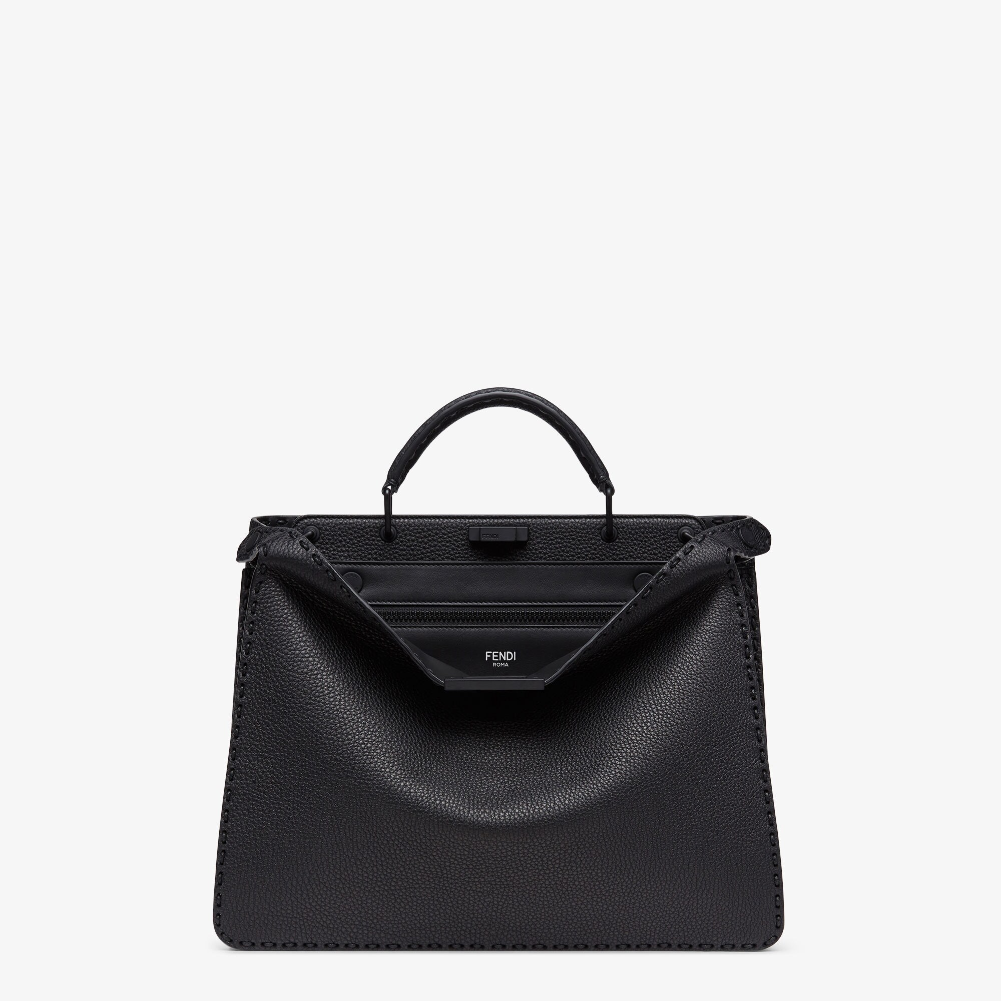 Peekaboo Iseeu Medium Leather Black Fendi