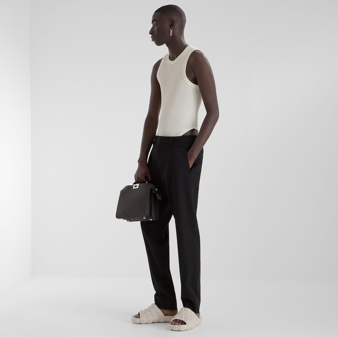 Peekaboo ISeeU Small Leather Black | Fendi Peekaboo ISeeU Small Leather Black | Fendi