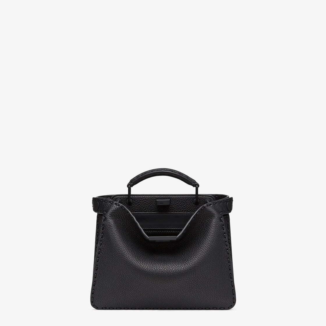 Peekaboo Iseeu Mini - Black leather bag | Fendi