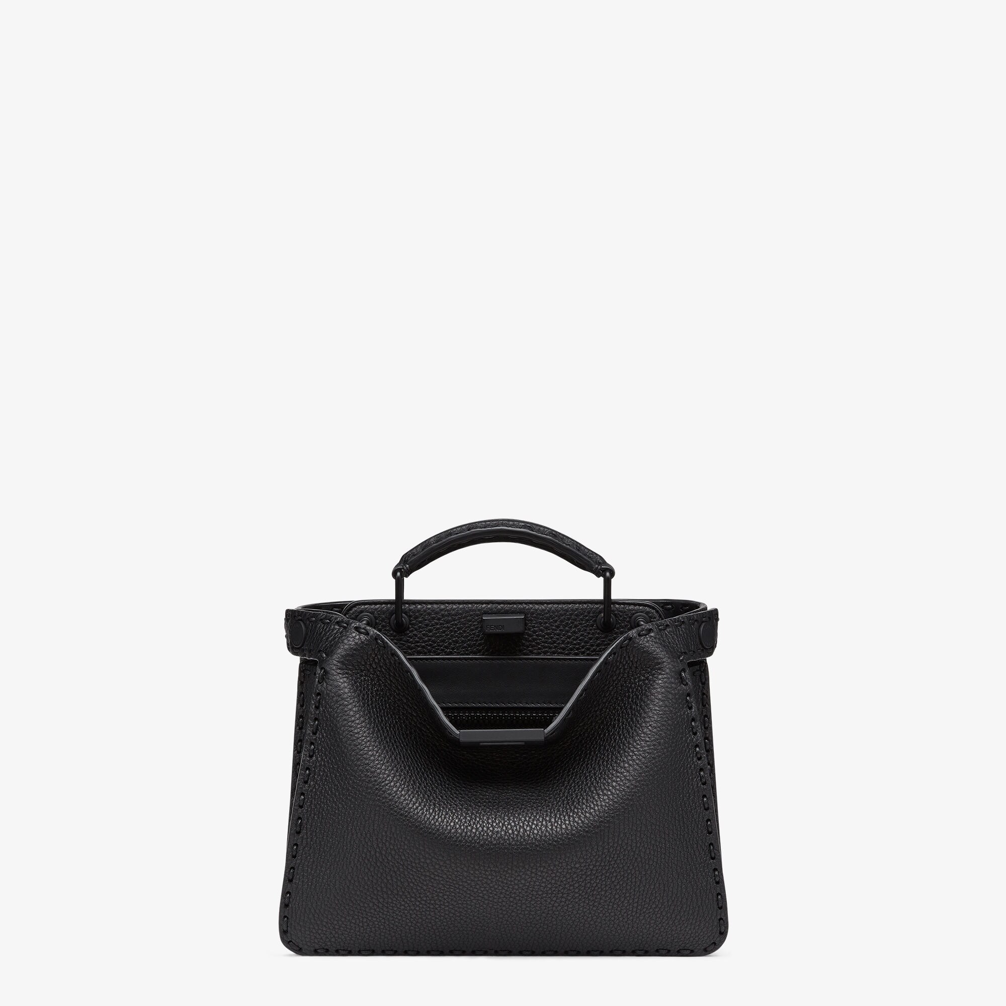 Peekaboo Iseeu Mini Black leather bag Fendi