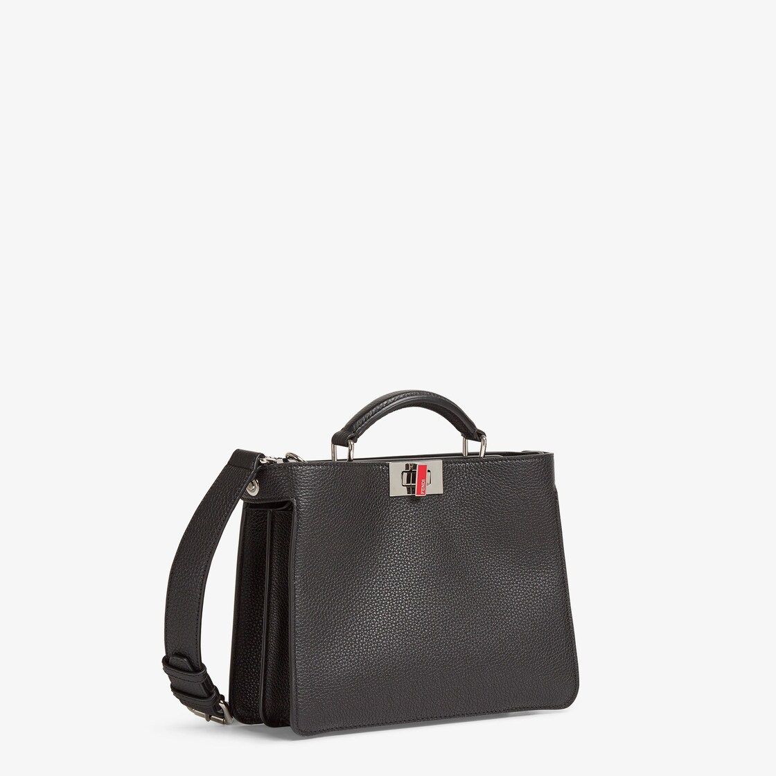 Peekaboo ISeeU Small Cuoio Romano leather Black - Image 3/6