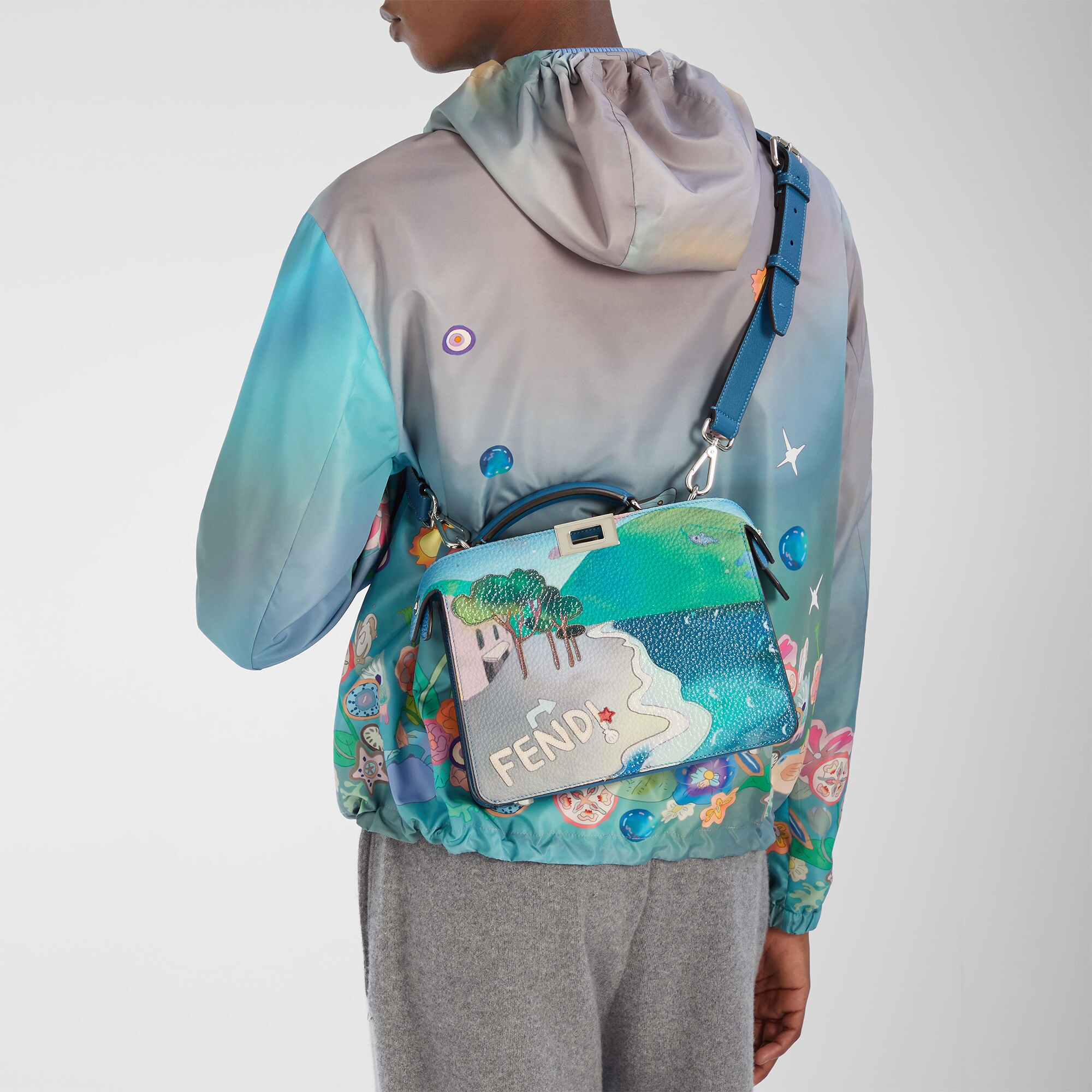 Fantastic Fendi Future Peekaboo ISeeU Small Cuoio Romano leather