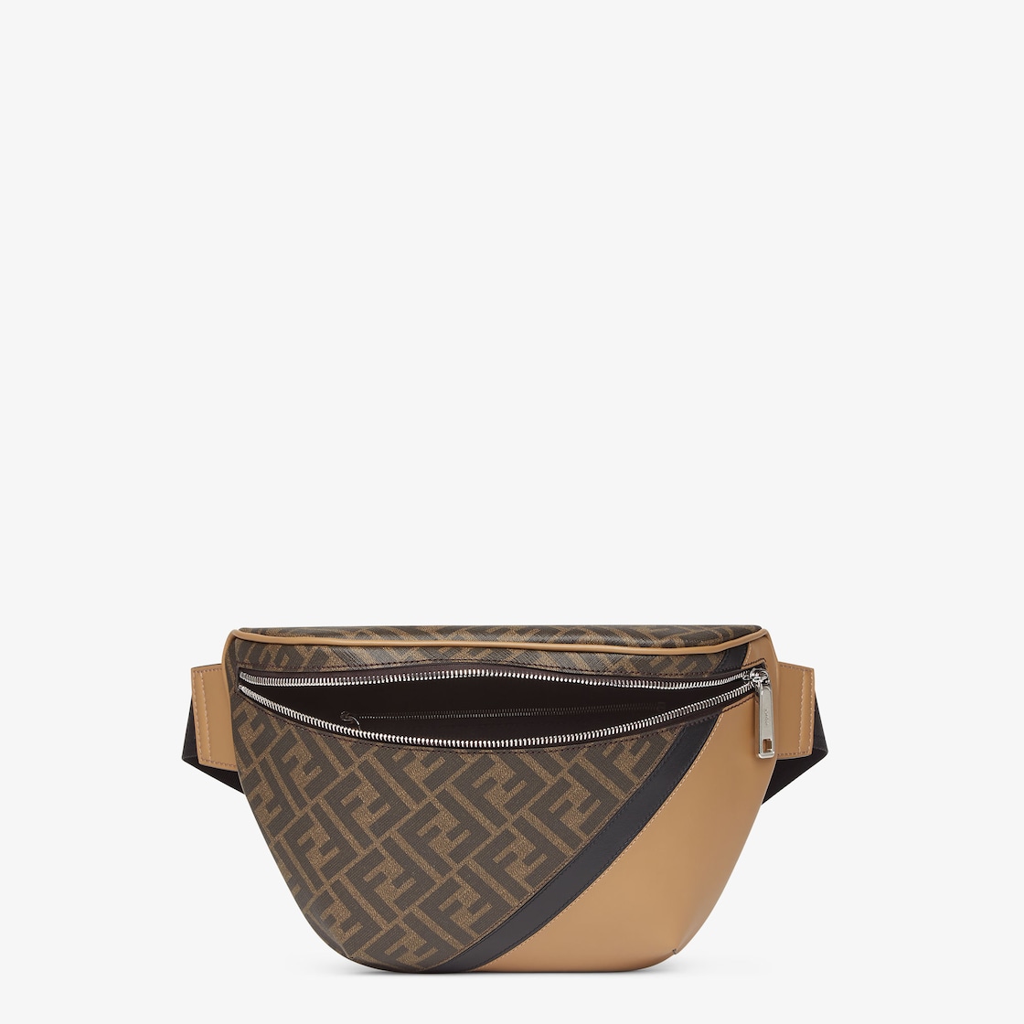 Fendi Diagonal Belt Bag Multicolor leather belt bag Fendi