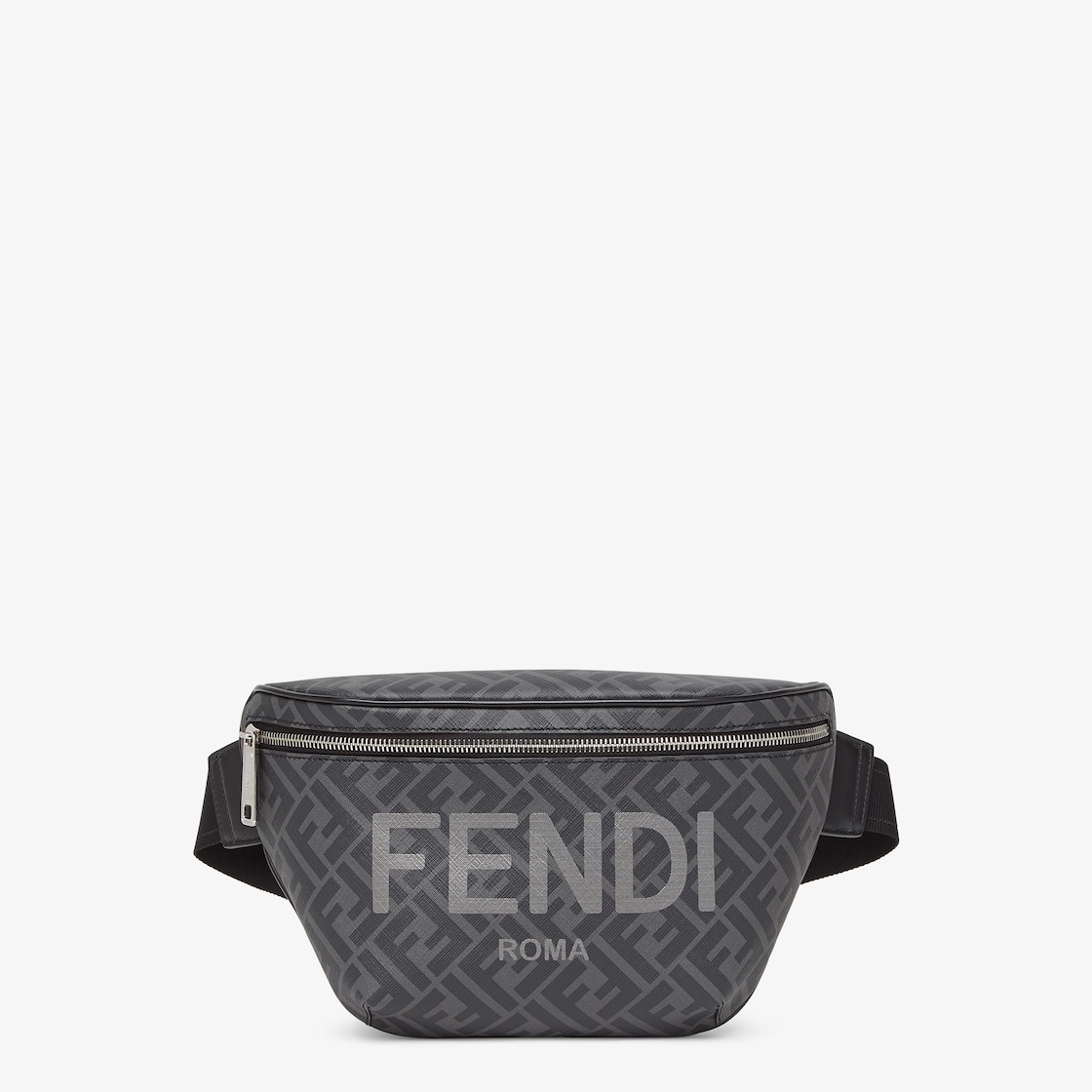 Fendi black shop leather belt bag