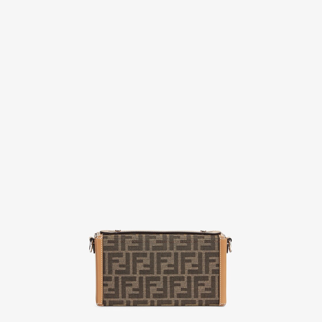 Fendi - Soft Trunk FF Fabric Baguette Brown