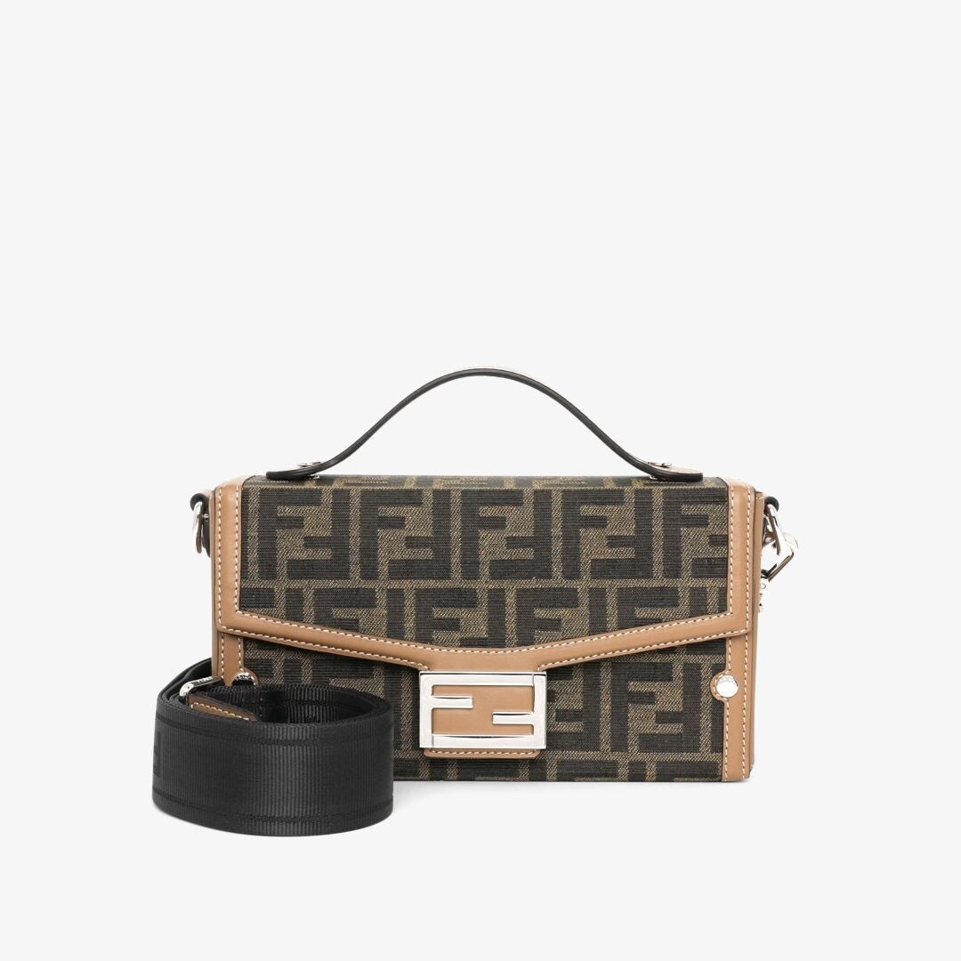 バゲット ソフトトランク - FFジャカードファブリック バッグ | Fendi