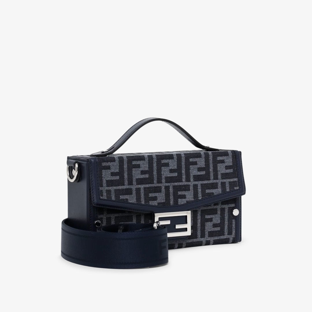 Soft Trunk Baguette Fabric Blue | Fendi Soft Trunk Baguette Fabric Blue | Fendi