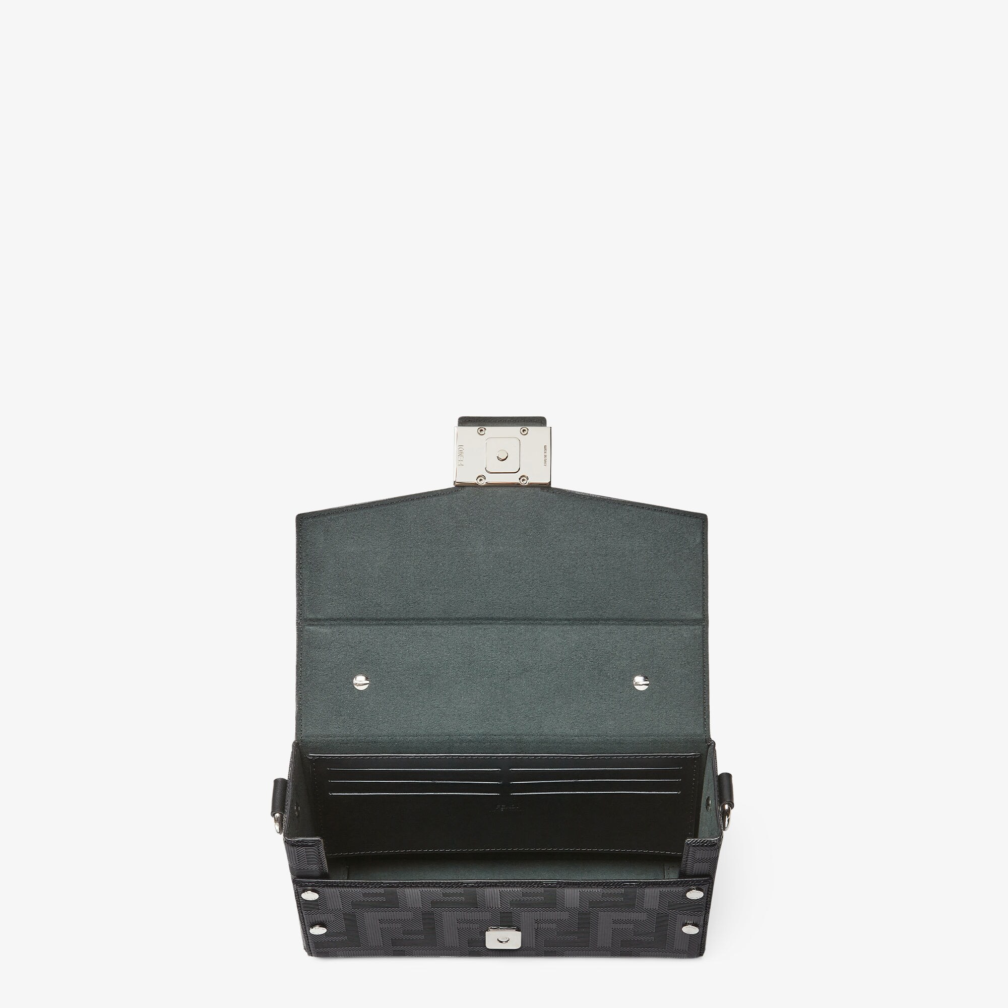 Soft Trunk Baguette Leather Black | Fendi
