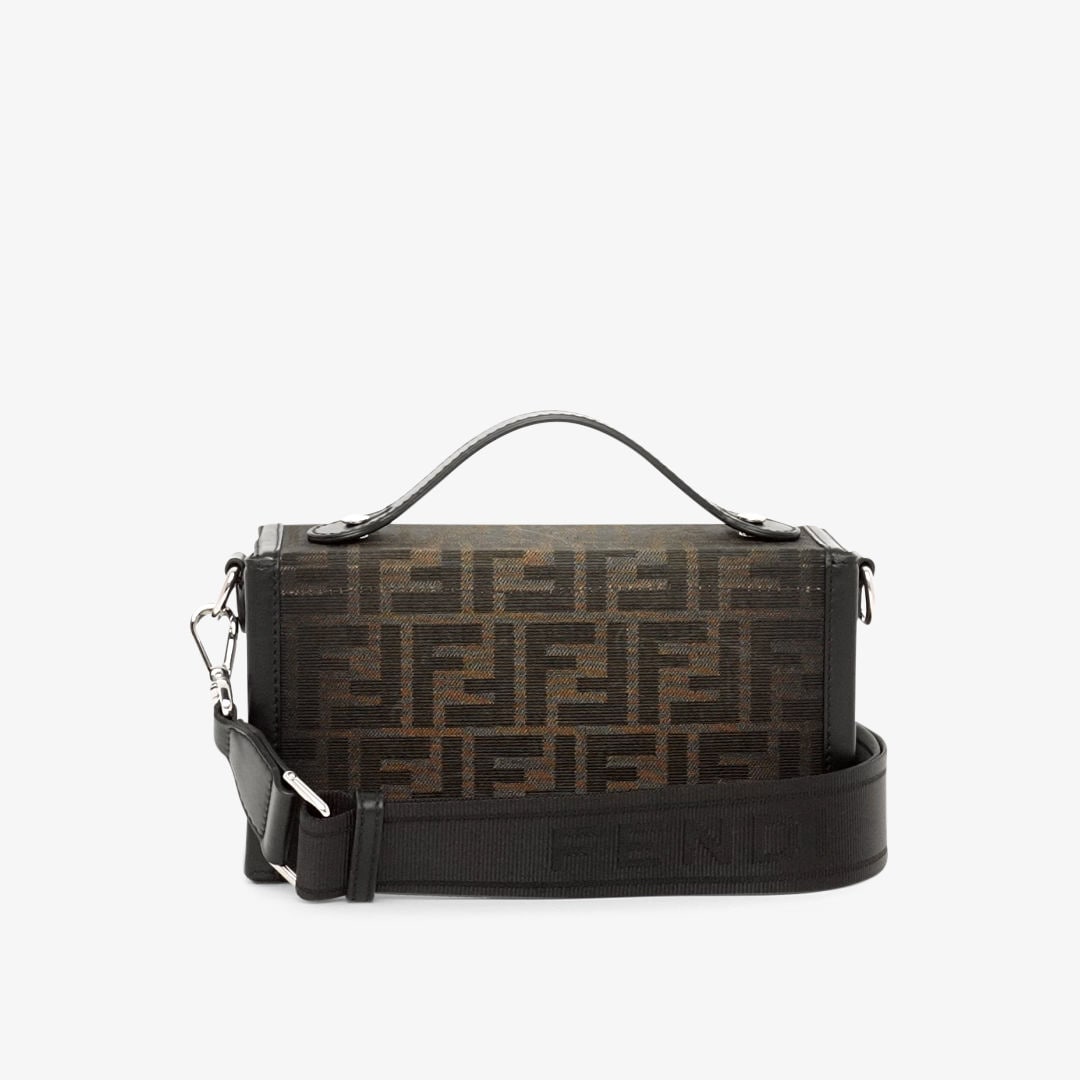 Soft Trunk Baguette Brown FF fabric bag Fendi