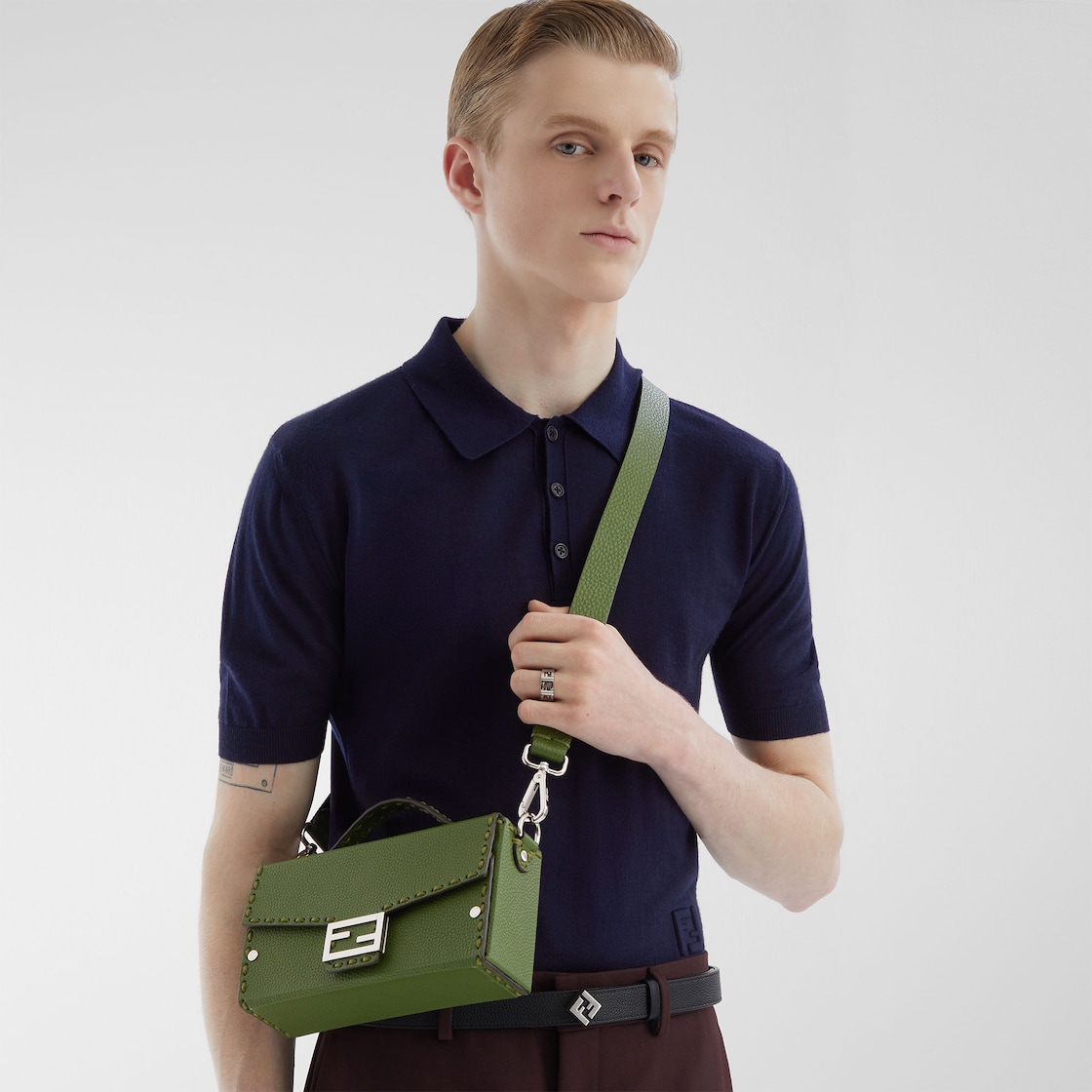 Shop Men s Designer Green Bags FENDI US