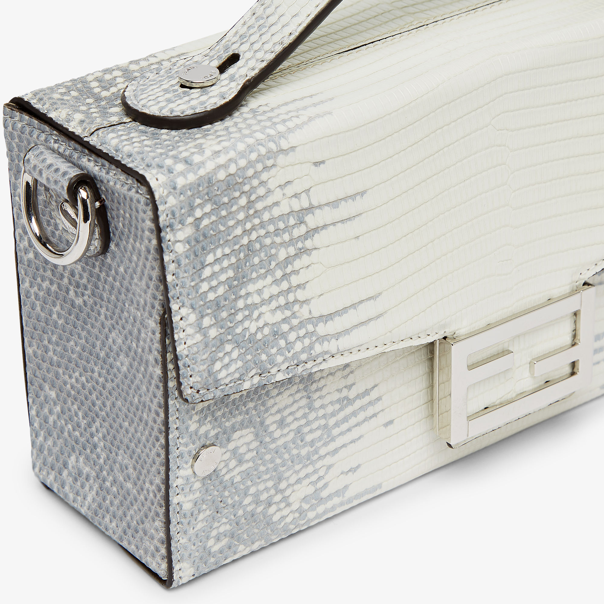 Soft Trunk Baguette - White | FENDI US